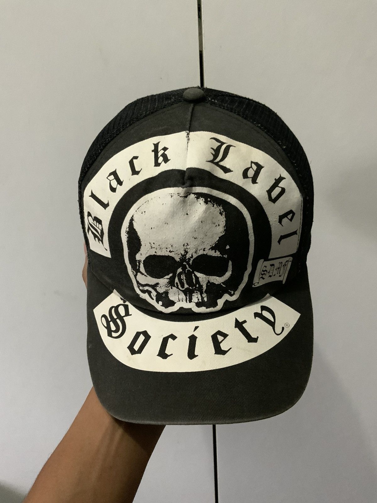 If Six Was Nine Black Label Society Skull Trucker Hat Cap Size ONE SIZE - 6 Thumbnail
