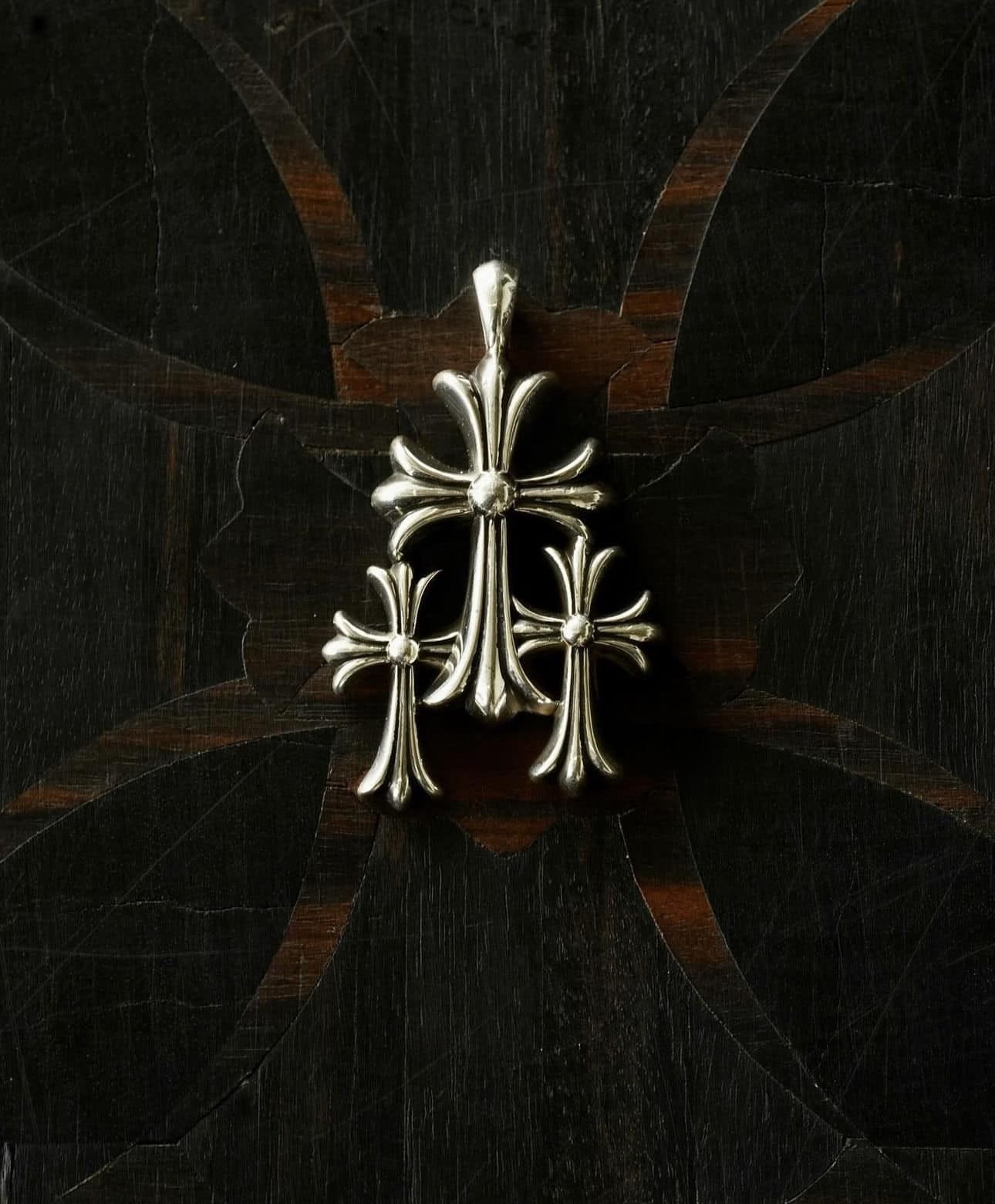 Chrome Hearts CHROME HEARTS Triple Cross Charm SILVER Size ONE SIZE - 1 Thumbnail