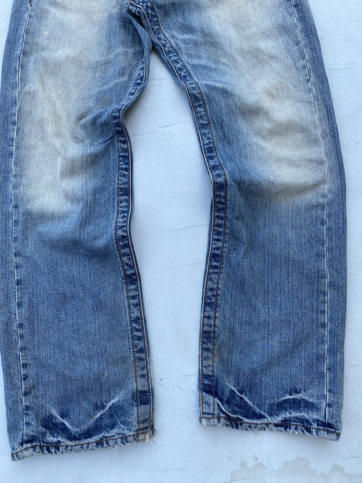 If Six Was Nine × Japanese Brand Fudge Distressed Denim Pants Size US 34 / EU 50 - 5 Thumbnail