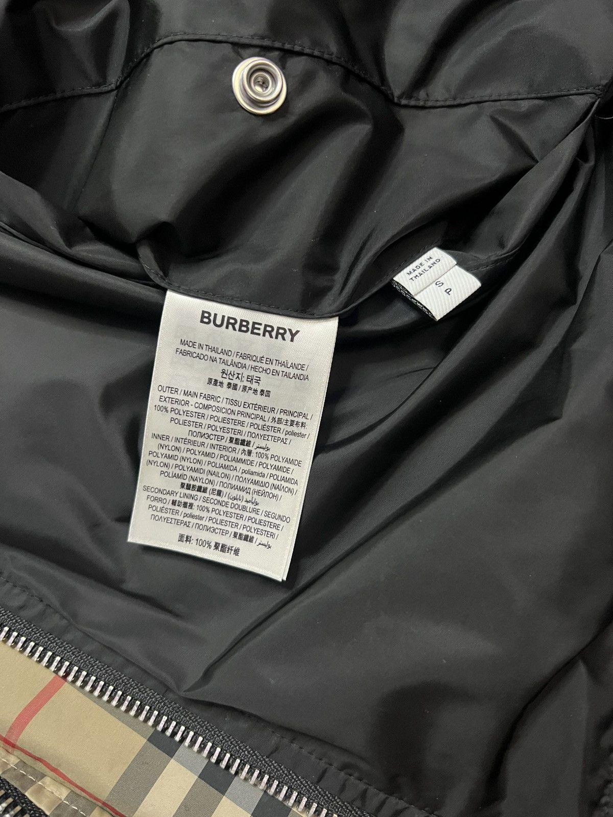 Burberry Burberry Reversible Vintage Check Hooded Jacket Size US S / EU 44-46 / 1 - 5 Thumbnail