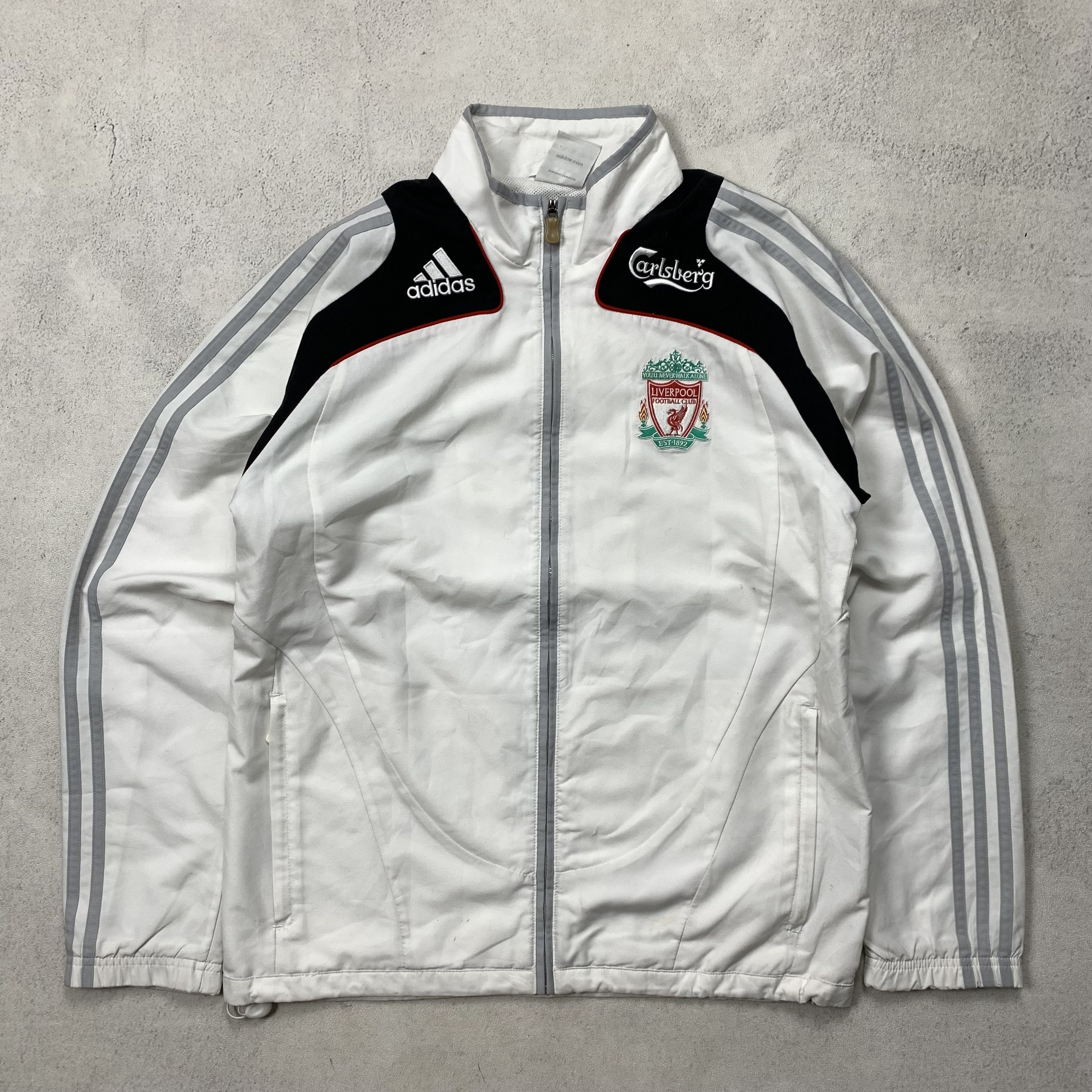 Adidas Adidas Liverpool 2008-09 Track Jacket Carlsberg Size US S / EU 44-46 / 1 - 1 Thumbnail