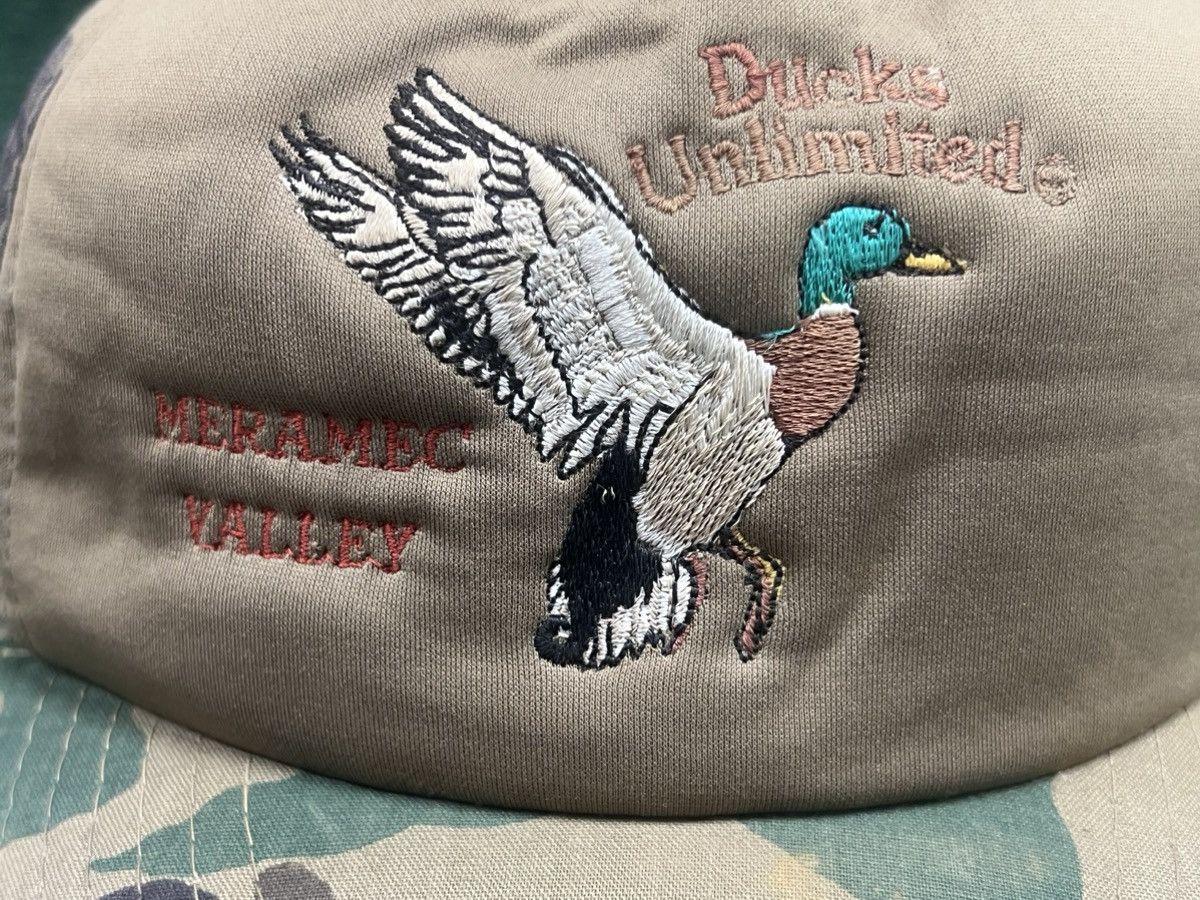 Vintage Vintage 80s Ducks Unlimited Camo Full Foam Snapback Hat Size ONE SIZE - 2 Thumbnail