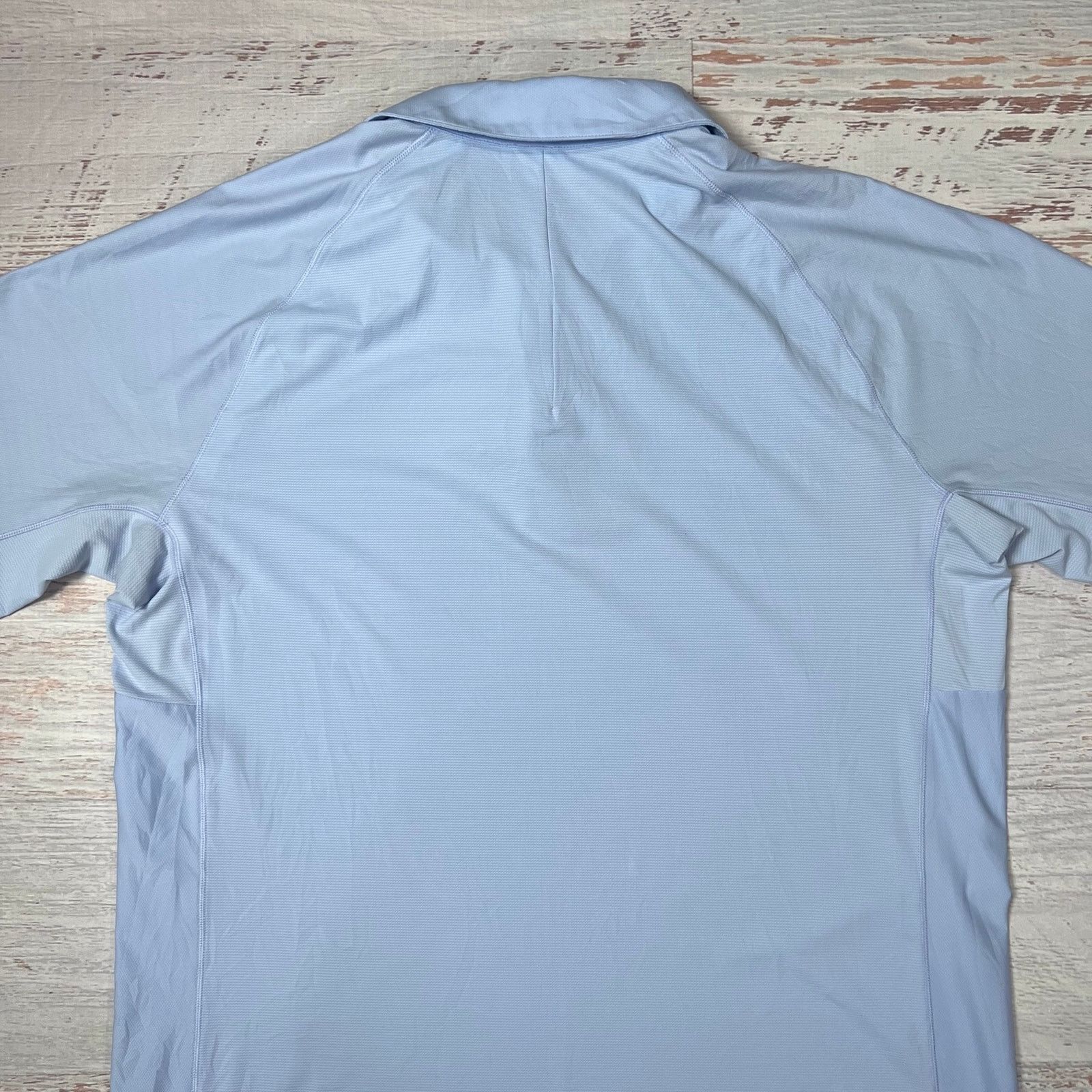 Lululemon Lululemon Performance Golf Polo Blue Slim Fit Size L Size US L / EU 52-54 / 3 - 6 Thumbnail