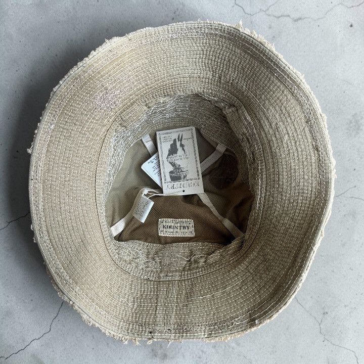 Kapital NWT KAPITAL Chino Old Man and the Sea HAT Crash Remake Beige Size ONE SIZE - 4 Thumbnail