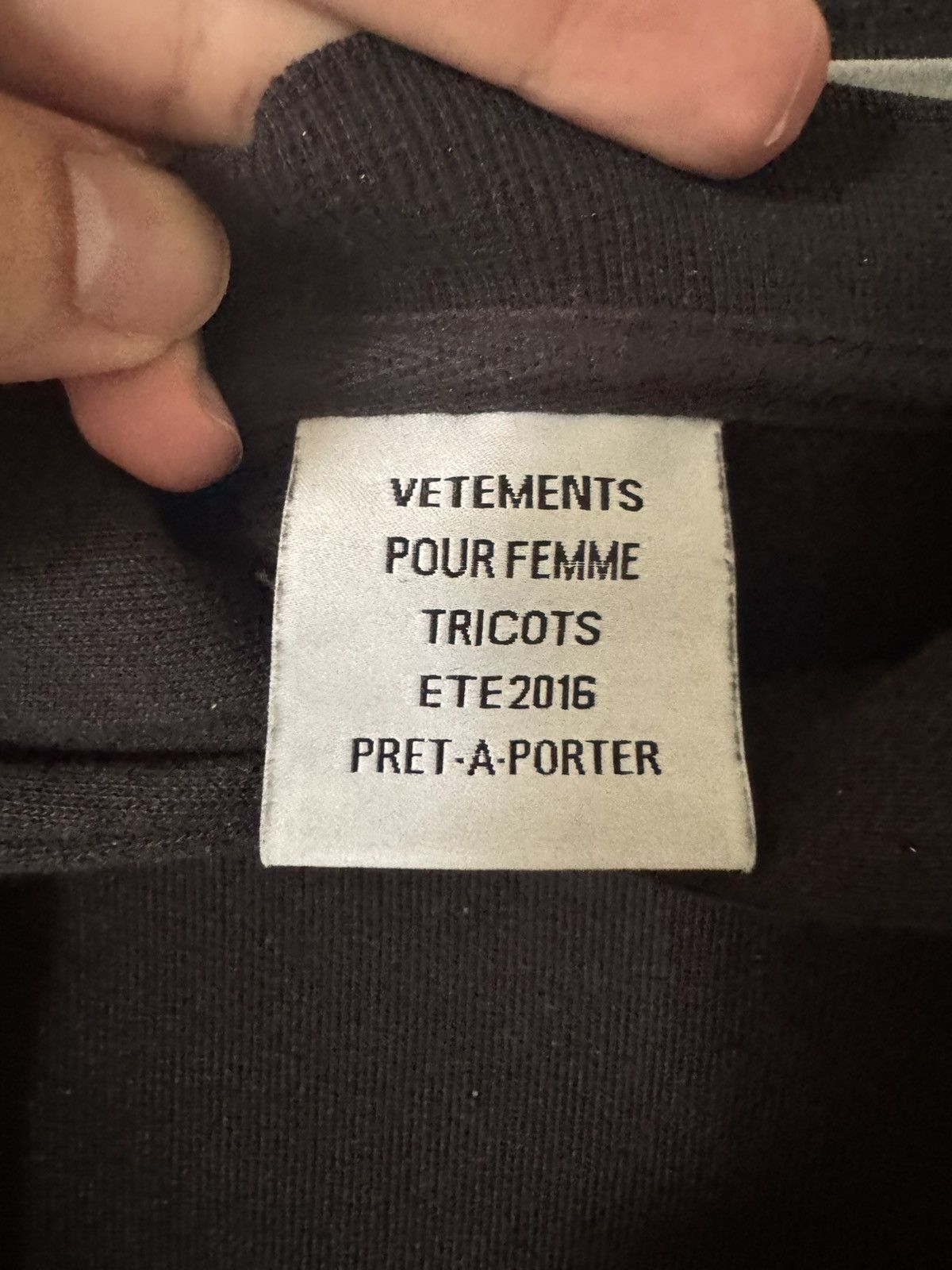 Vetements Vetements Metallic Logo Champion Reversible Cropped Hoodie Size S / US 4 / IT 40 - 3 Thumbnail
