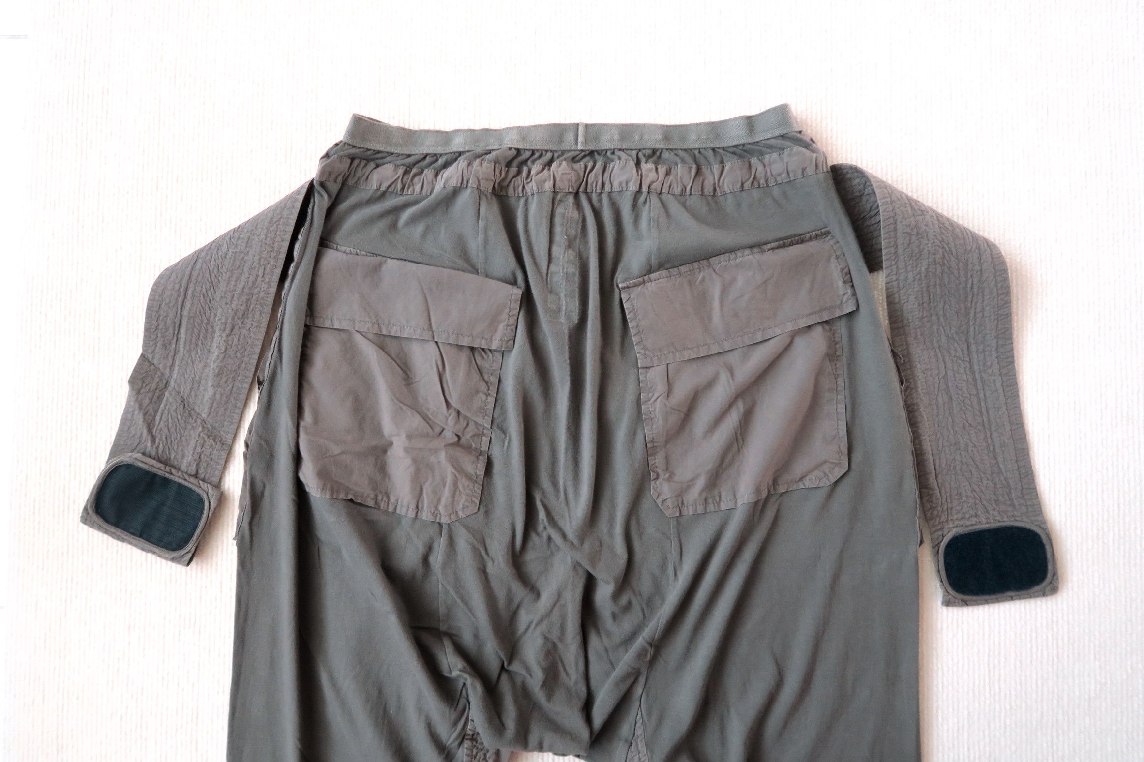 Rick Owens Drkshdw Rick Owens Exploder DNA Dust Creatch Drop Crotch Cargo Pants Size US 36 / EU 52 - 14 Thumbnail