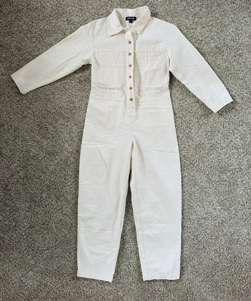 Ilana Kohn Ilana Kohn Tia Coverall in Toast - Size 0P Size 25" / US 0 / IT 36 - 1 Thumbnail