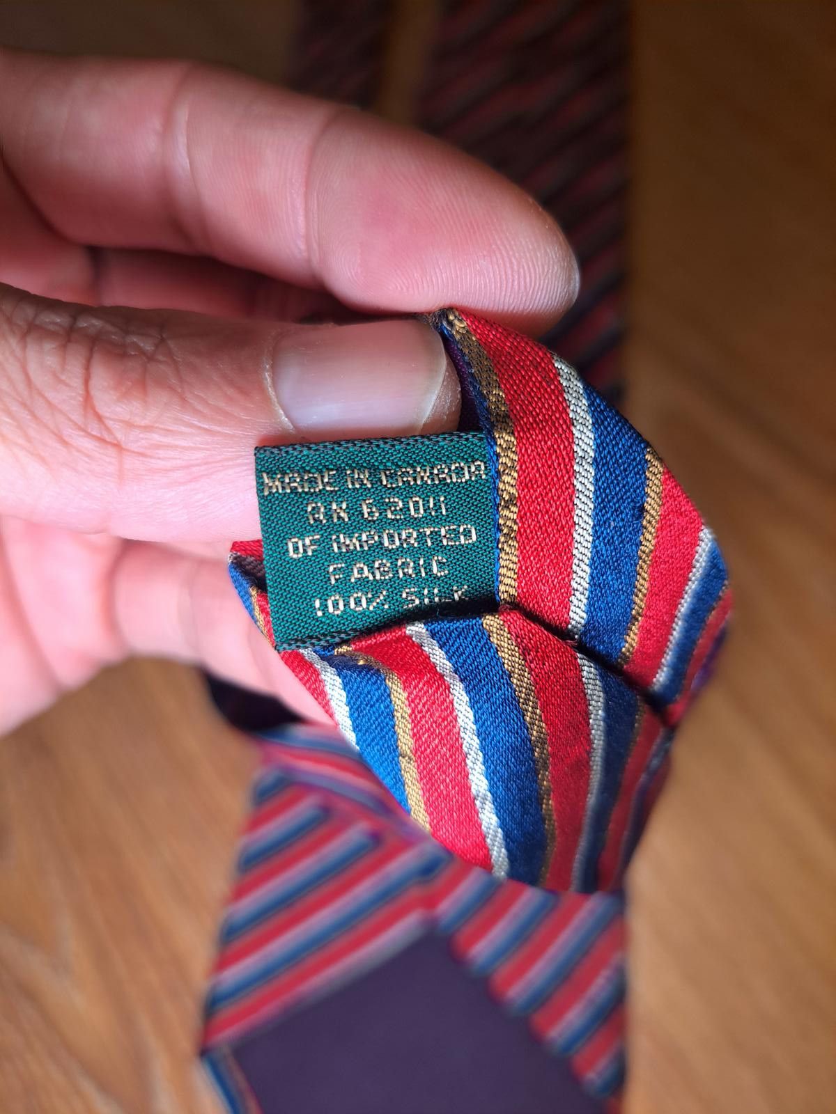 J.Crew J Crew Silk Tie Striped Multicolor Handmade Wide Necktie Size ONE SIZE - 3 Thumbnail