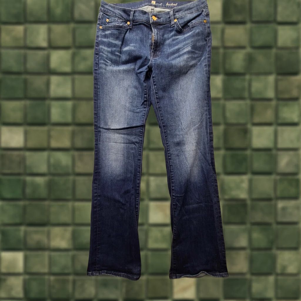 7 For All Mankind 7 For All Mankind Jeans Womens 32 Bootcut Regular Fit Straight Leg Distressed Denim Blue 7 For All Mankind Bootcut Jeans Womens 32 Size 24" / US 00 / IT 34 - 1 Thumbnail