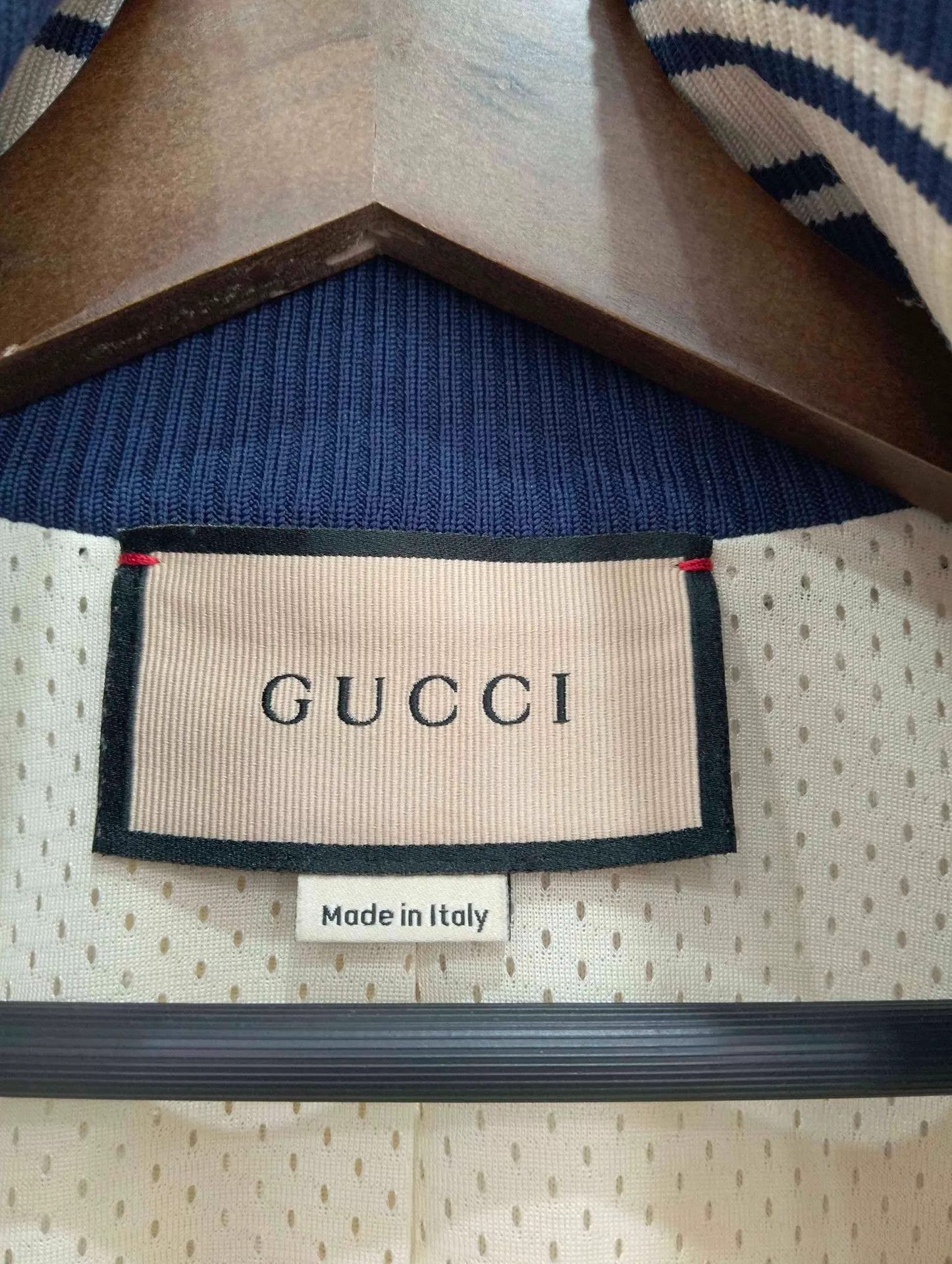 Gucci GUCCI Striped Zip-Up Collar Long Sleeve Jacket M Size US M / EU 48-50 / 2 - 3 Thumbnail