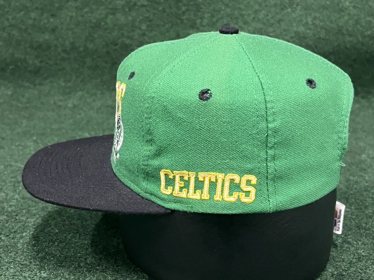 NBA Vintage 90s Boston Celtics Snapback Hat Size ONE SIZE - 3 Thumbnail