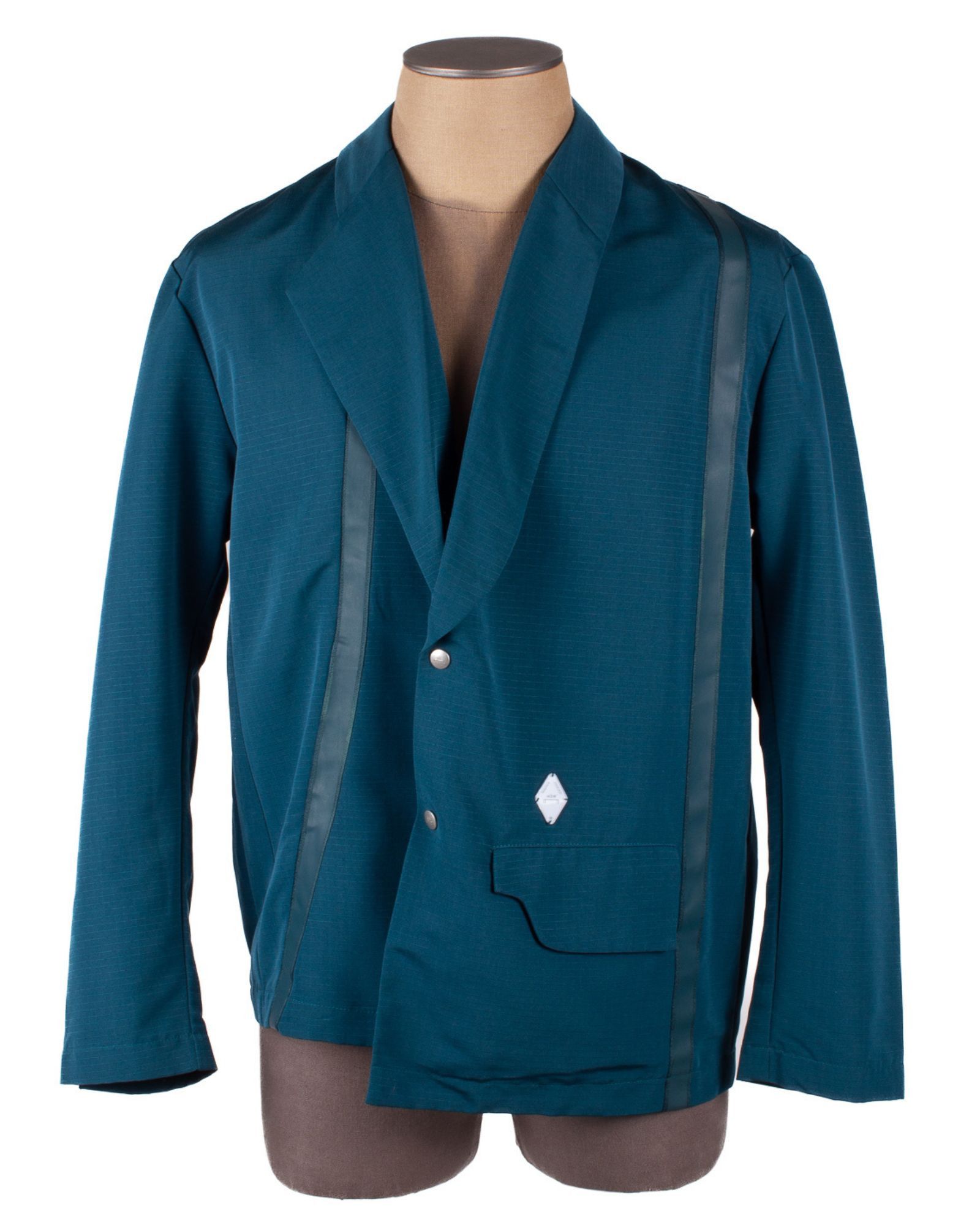 A-COLD-WALL DARK TEAL POLYESTER DOUBLE JACKET