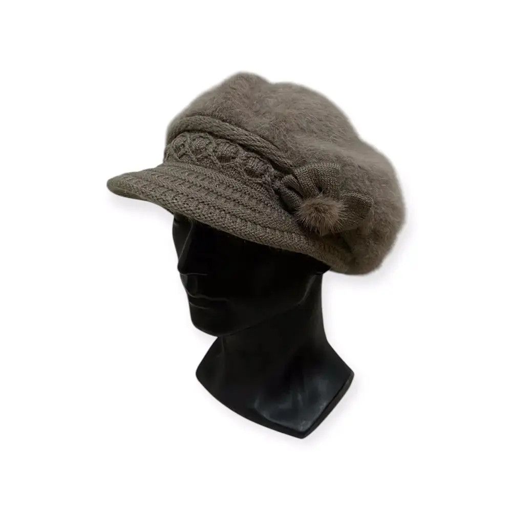Vintage Rare Mohair Fur Fleece Japanese Brand Beanie Hat Size ONE SIZE - 1 Thumbnail
