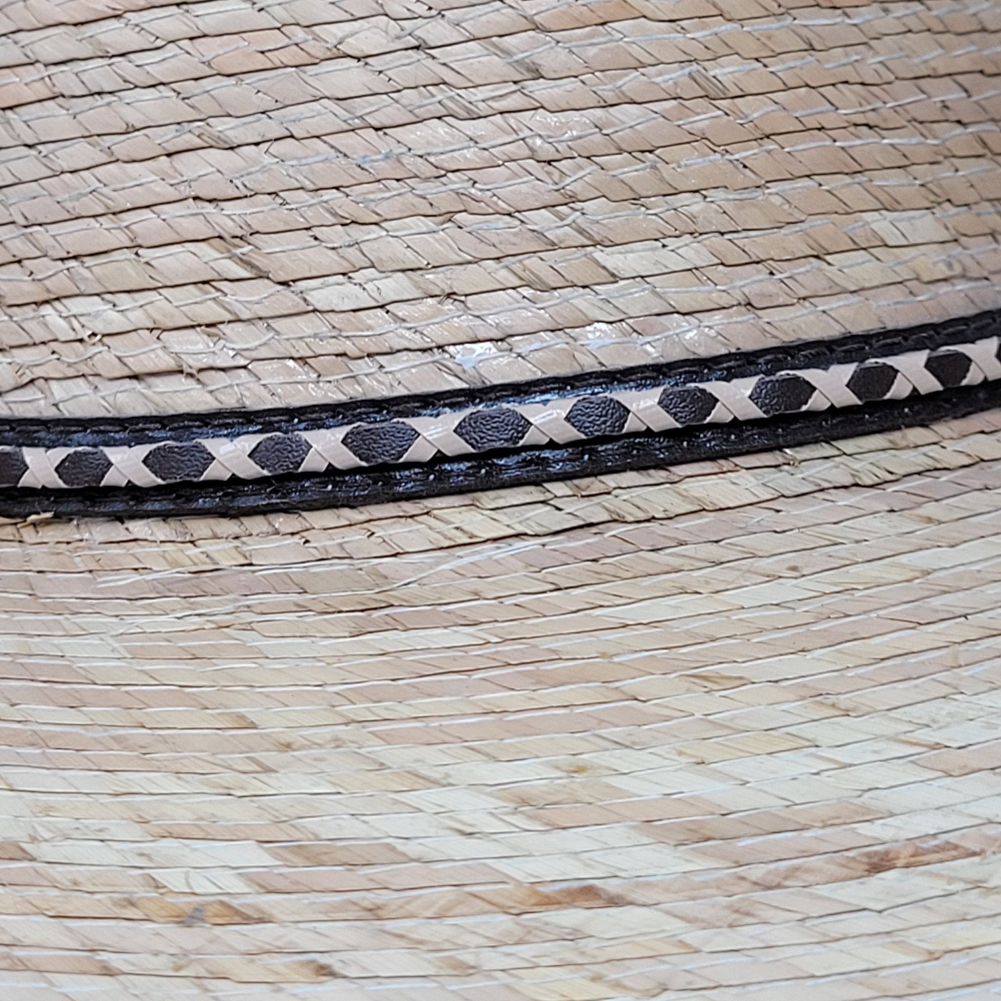 Cody James Mens Cody James 15X Straw Cowboy Hat Brown Leather Band Size Size ONE SIZE - 4 Thumbnail