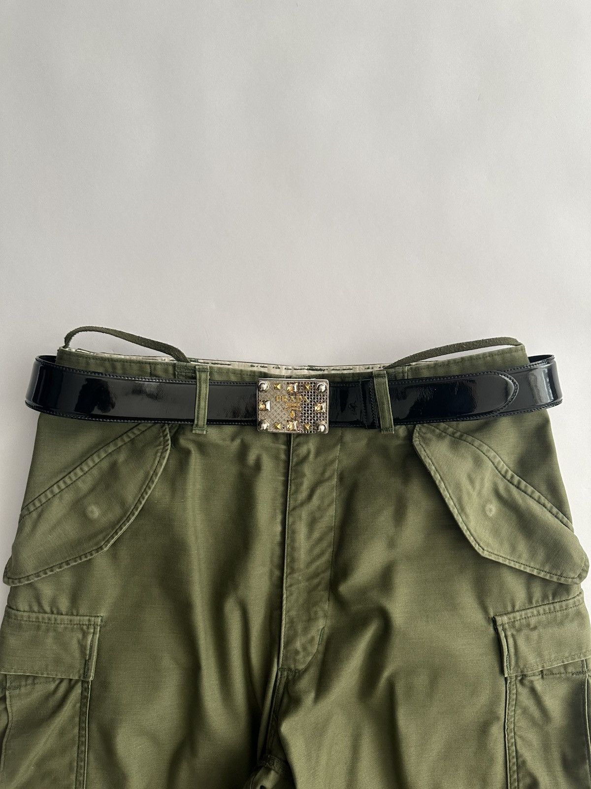 Prada Prada FW07 Jewel Studded Patent Leather Belt Size ONE SIZE - 2 Thumbnail