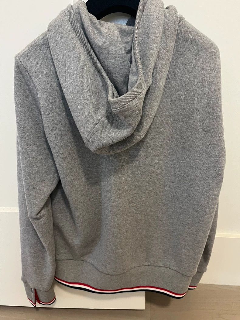 Thom Browne Thom Browne Tennis gray hooded sweatshirt 2505-Nextarrow Size US S / EU 44-46 / 1 - 2 Thumbnail