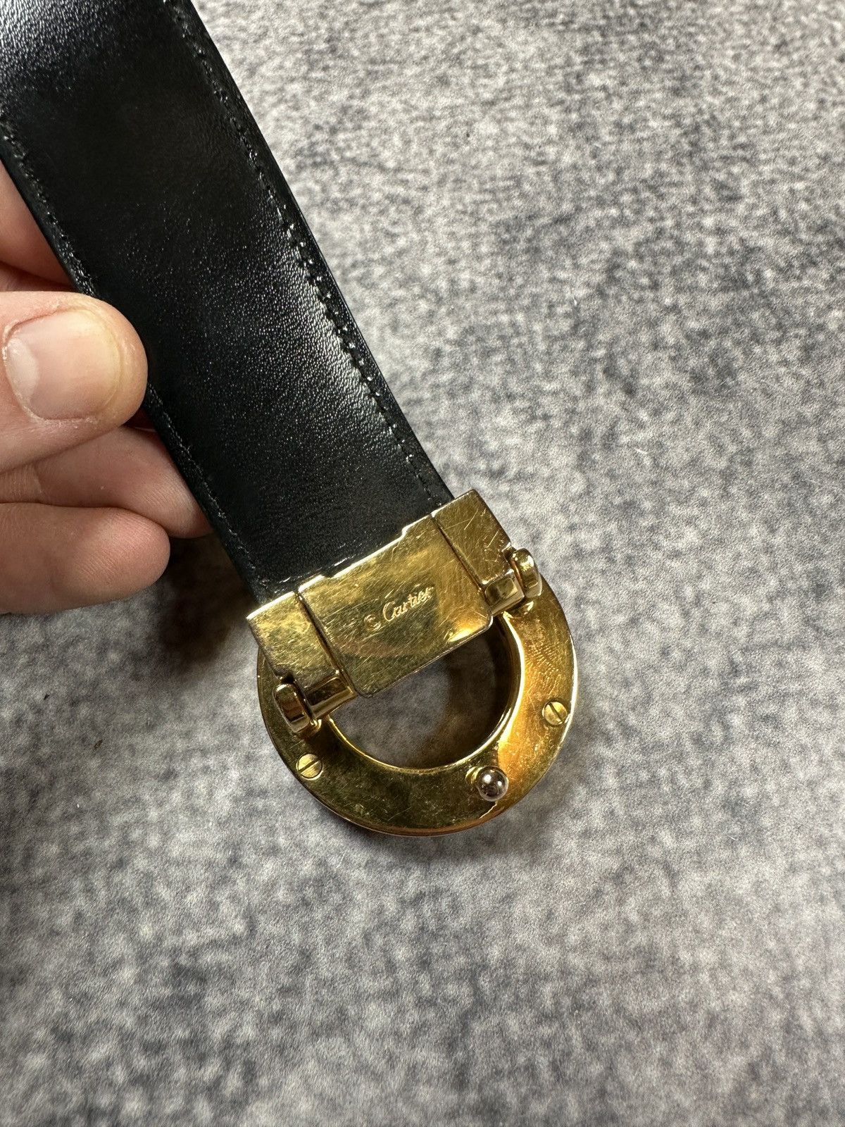 Cartier Vinatge Cartier Paris Orb Logo belts luxury style VTg USA Size ONE SIZE - 3 Thumbnail