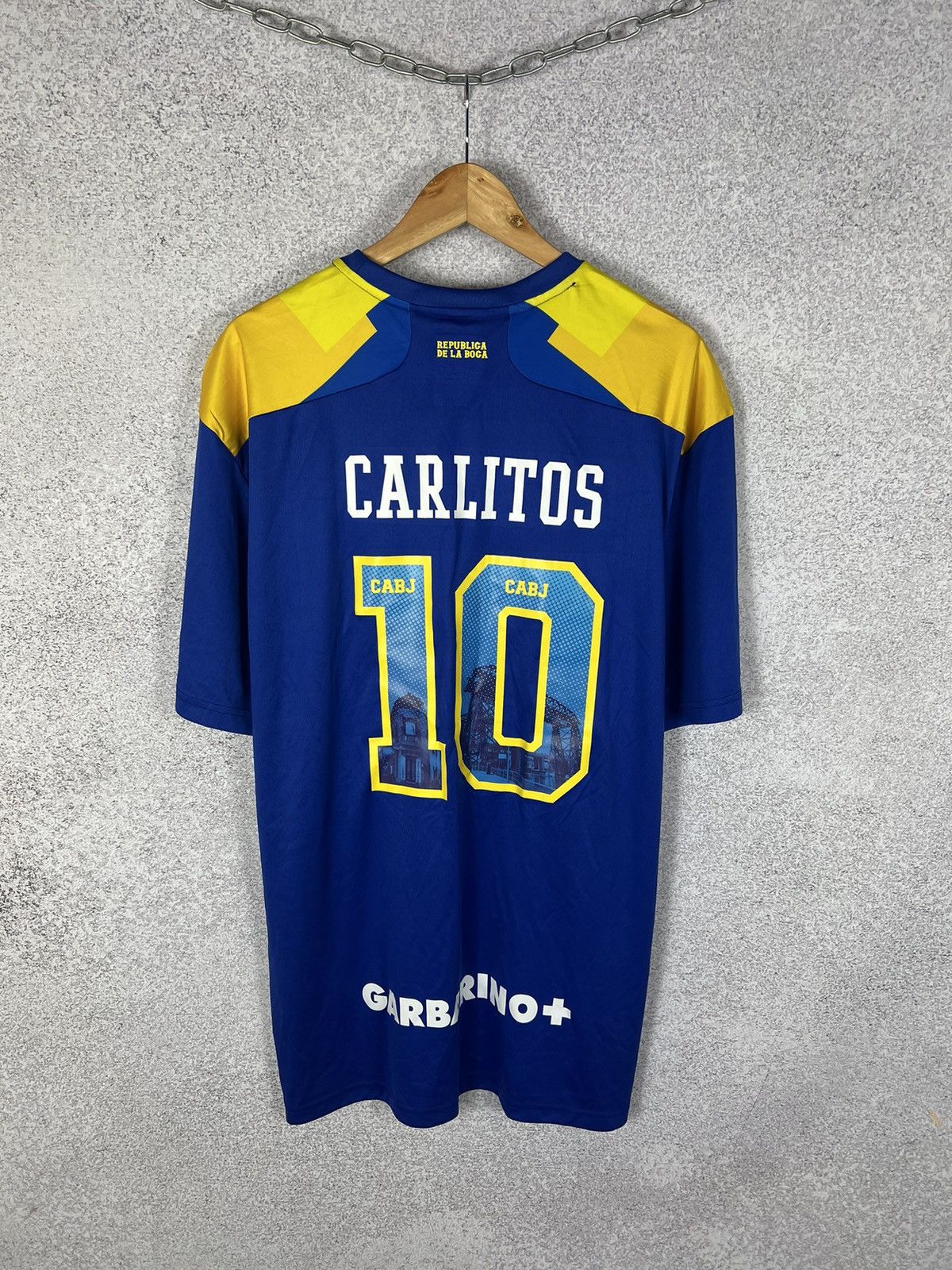 Adidas Boca Juniors Carlitos #10 Tevez Soccer Jersey 4XL