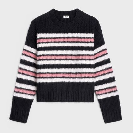 Celine Cropped Crew Neck Sweater in Brushed Size US M / EU 48-50 / 2 - 1 Preview