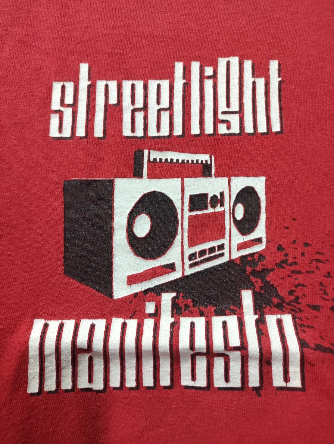 Band Tees Vtg 00's Streetlight Manifesto " Boombox & Cassette" T-Shirt Size US M / EU 48-50 / 2 - 4 Thumbnail