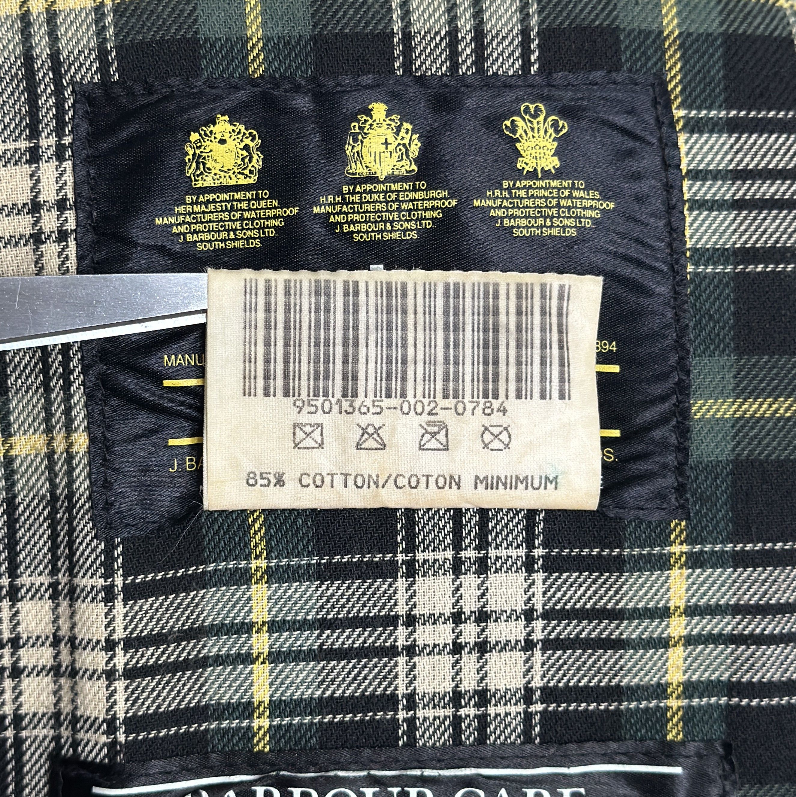 Barbour BARBOUR A200 Border Wax Jacket C46 / 117CM England Vintage Size US XXL / EU 58 / 5 - 18 Thumbnail