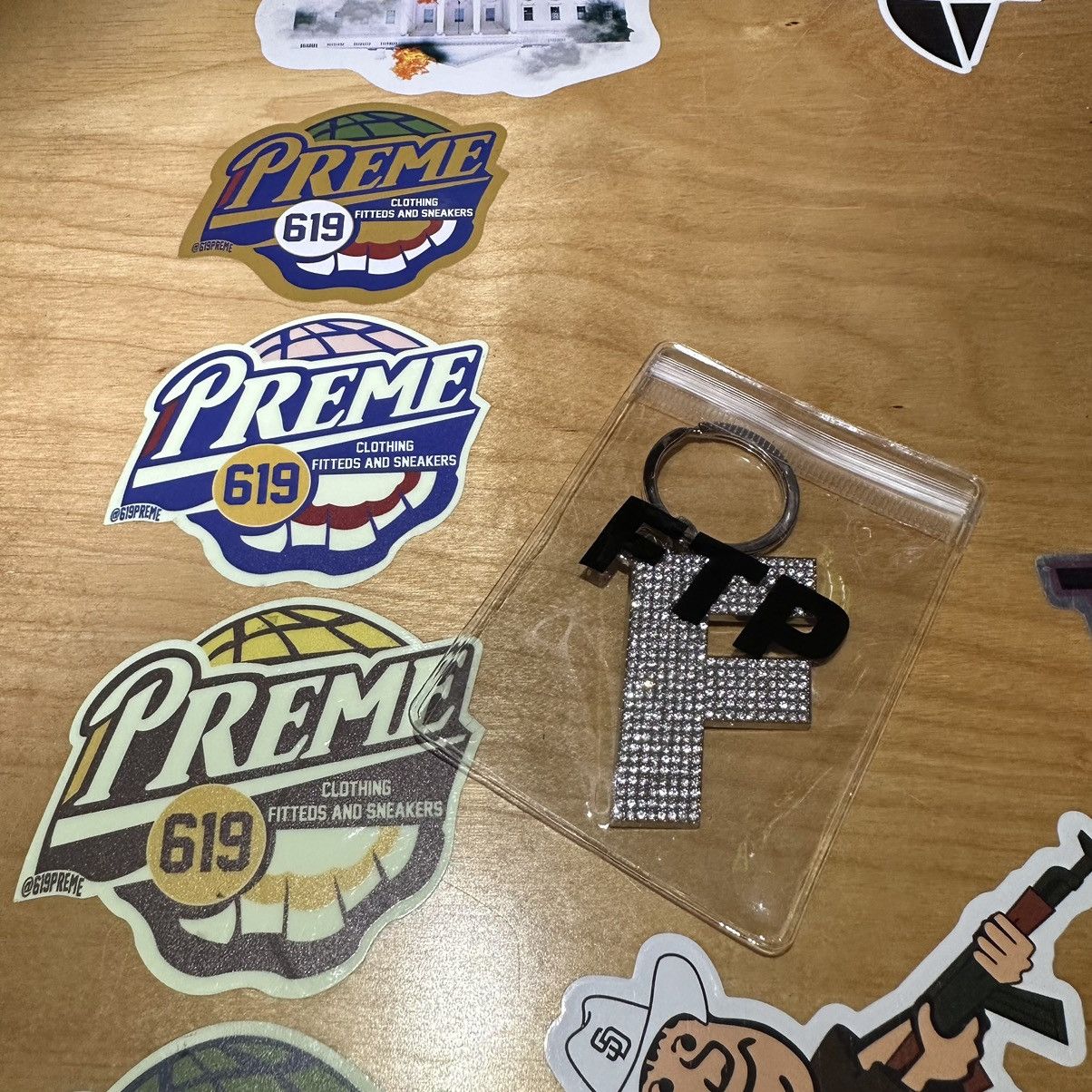 Fuck The Population FTP BLING F LOGO KEYCHAIN Size ONE SIZE - 3 Thumbnail