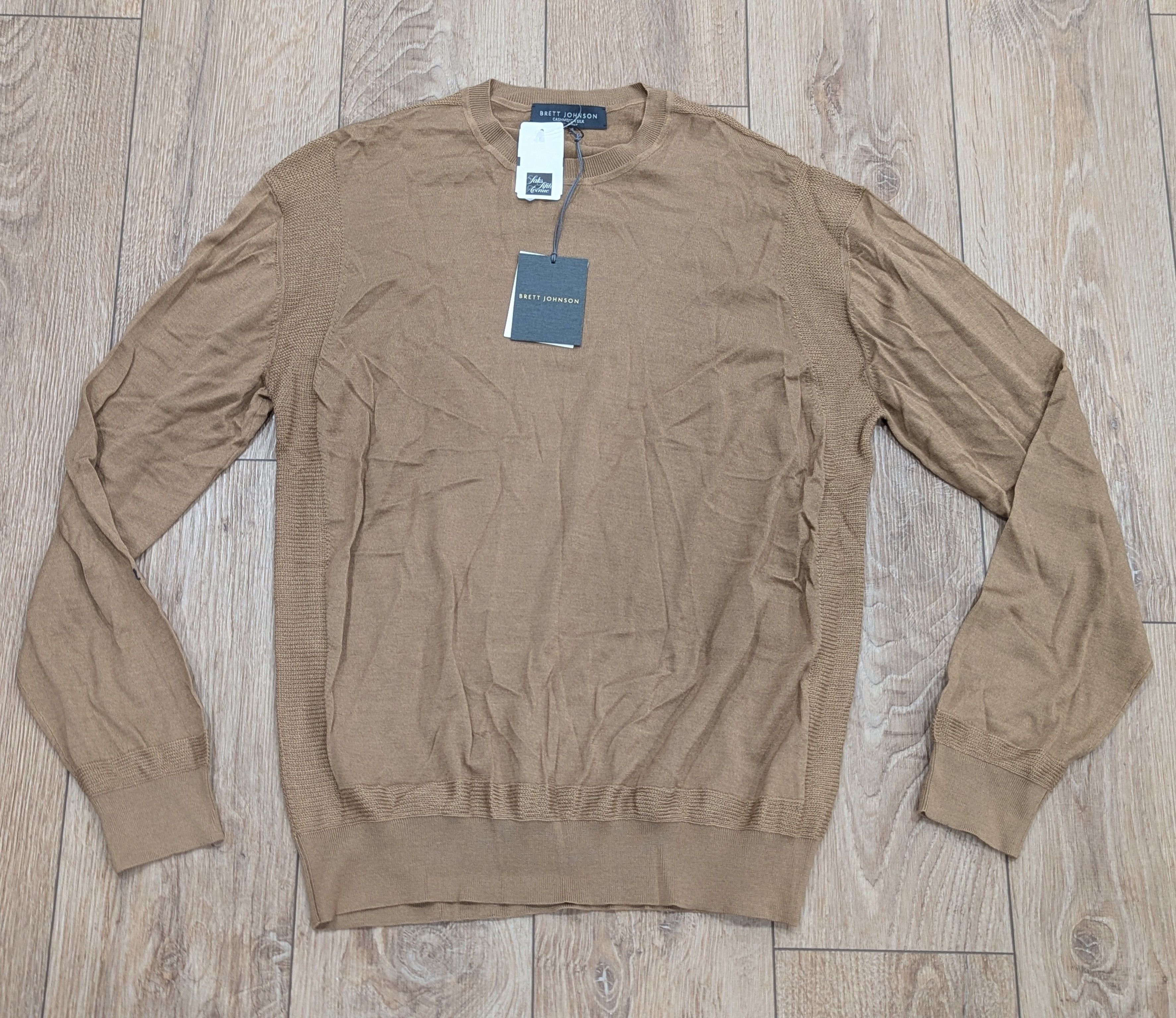 Other Brett Johnson Cashmere/Silk Crewneck Sweater Caramello 54 Size US L / EU 52-54 / 3 - 1 Thumbnail
