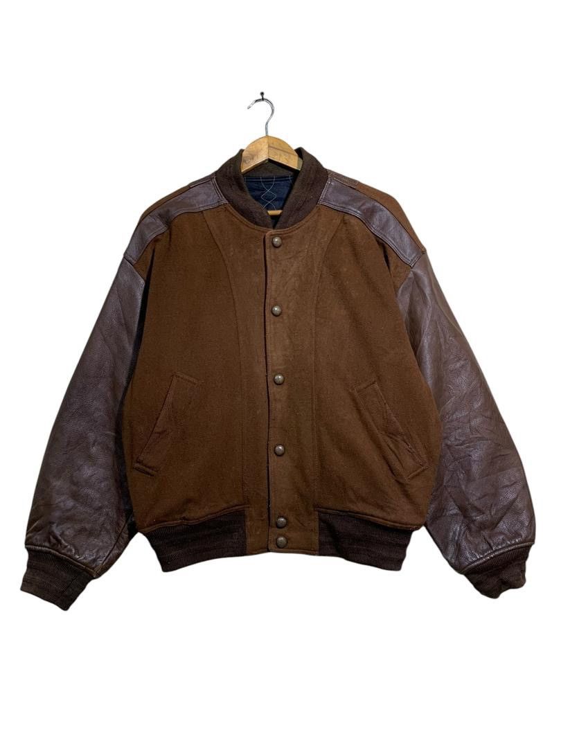 Japanese Brand ⚡️VTG CAPO DE PAZZO WOOL/LEATHER VARSITY JACKETS Size US L / EU 52-54 / 3 - 5 Thumbnail