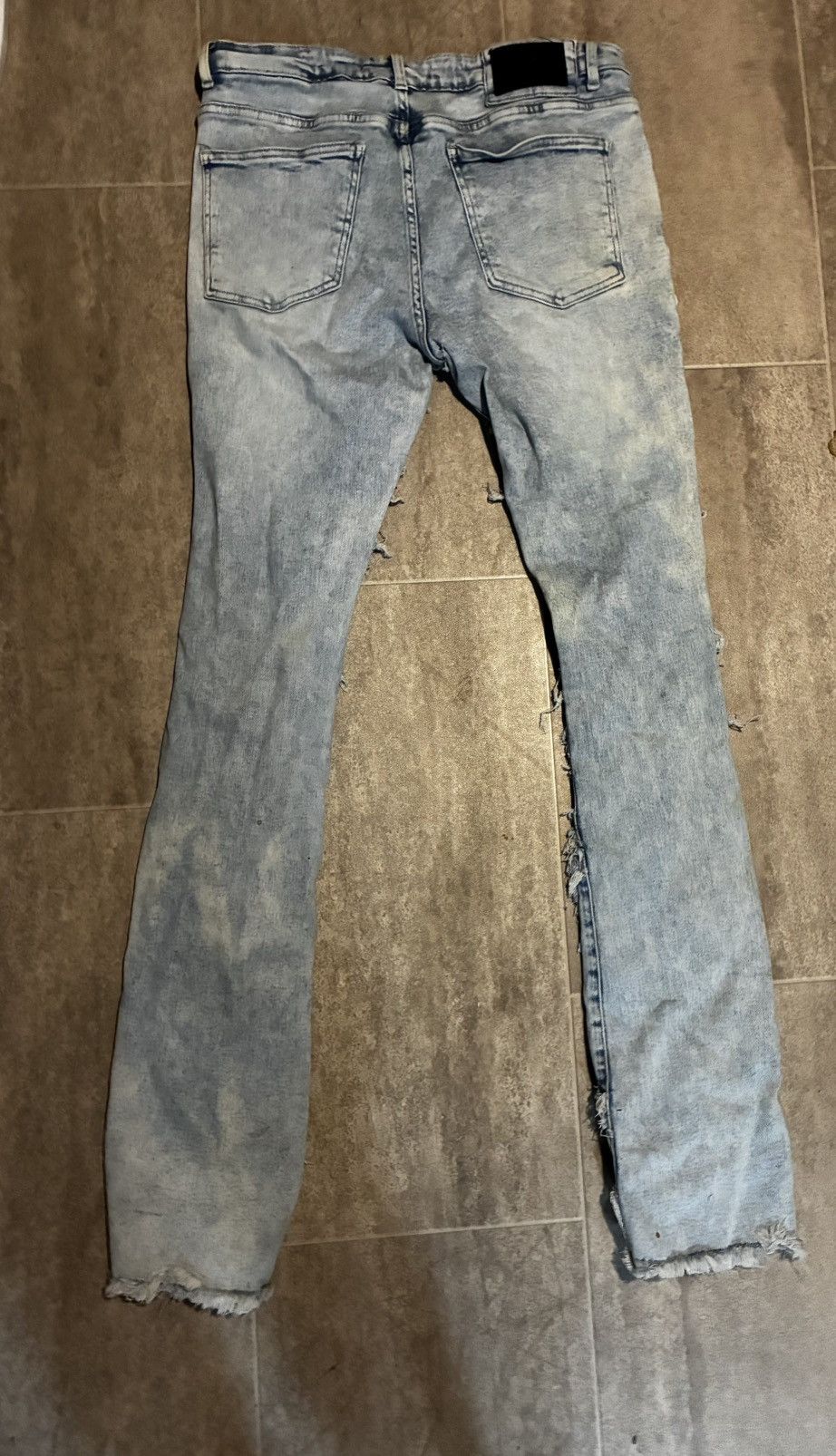 Other Blue and black denim jeans Size US 34 / EU 50 - 2 Thumbnail
