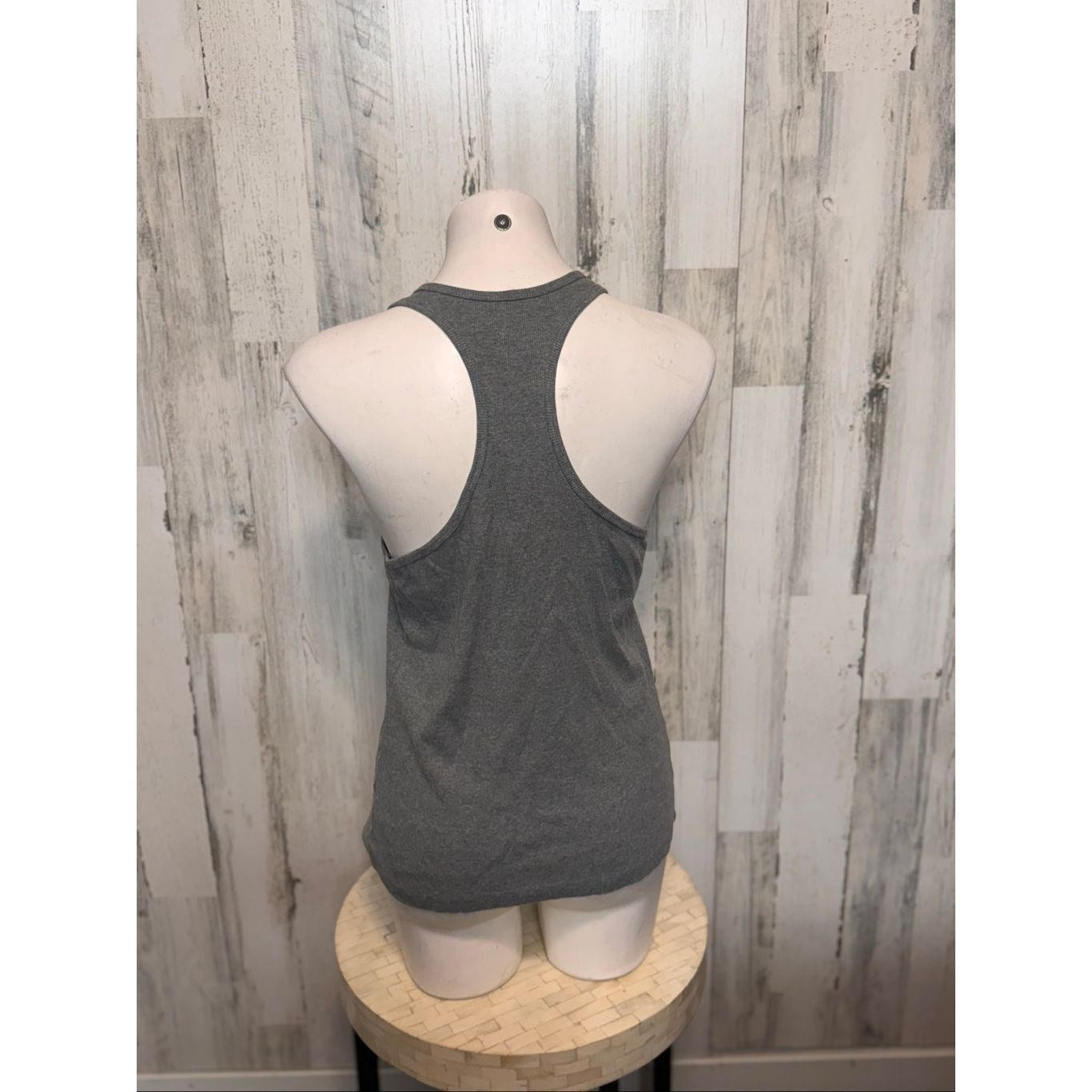 Other Wild Fable Gray Ribbed Tank Top XXL | Soft Stretchy Racerbac Size XXL / US 16-18 / IT 52-54 - 5 Thumbnail