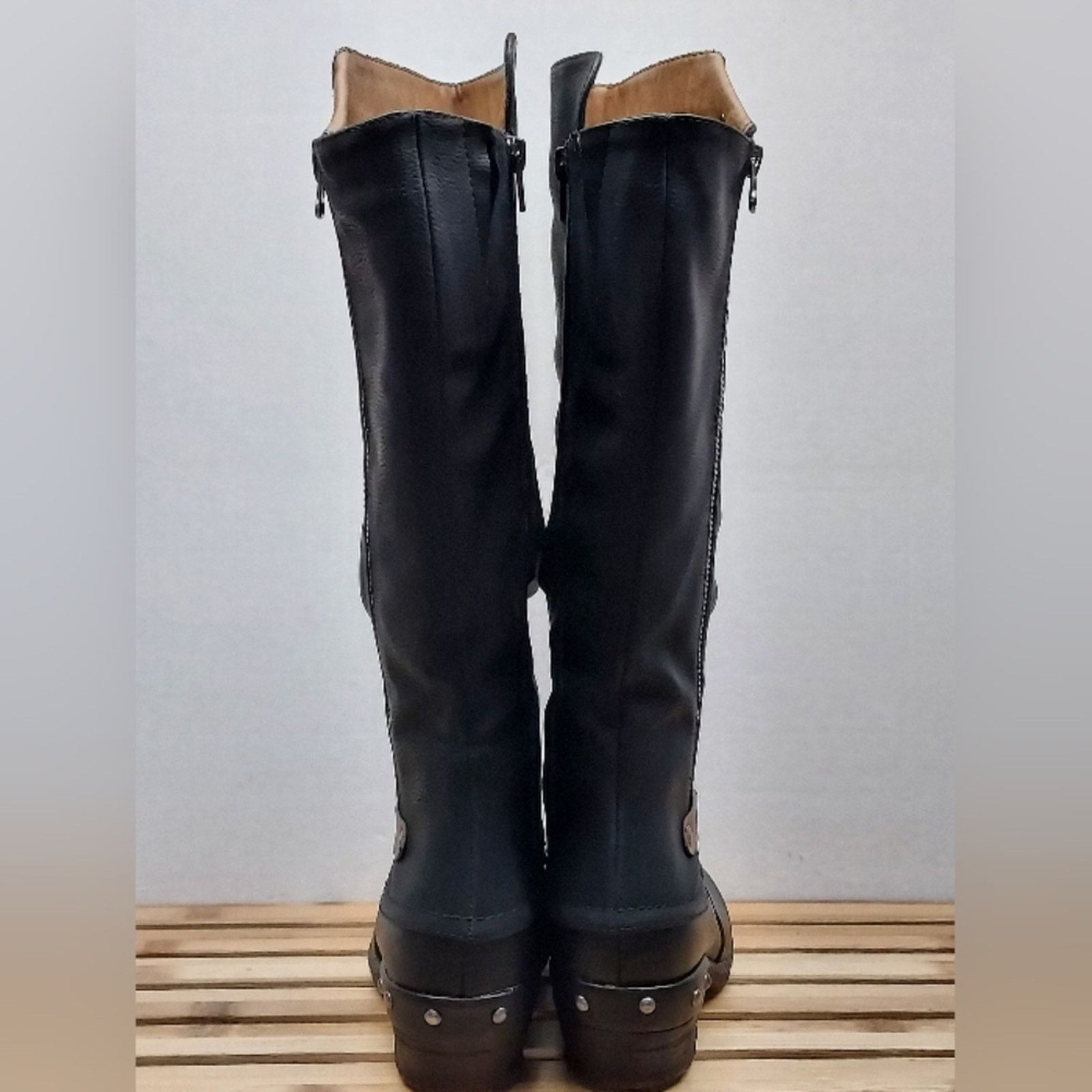 Rieker Rieker Womens Black Bernadette Knee High Boots Size 39 (7.5) Size US 7.5 / IT 37.5 - 7 Thumbnail