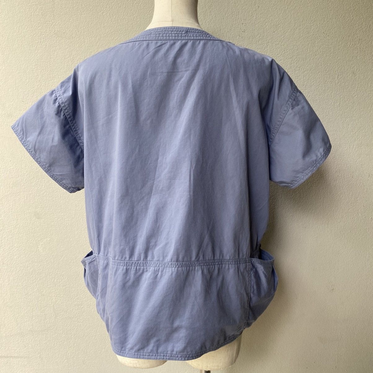 Issey Miyake ISSEY SPORT Sky Blue Pocket Hem Blouse Size XL / US 12-14 / IT 48-50 - 14 Thumbnail