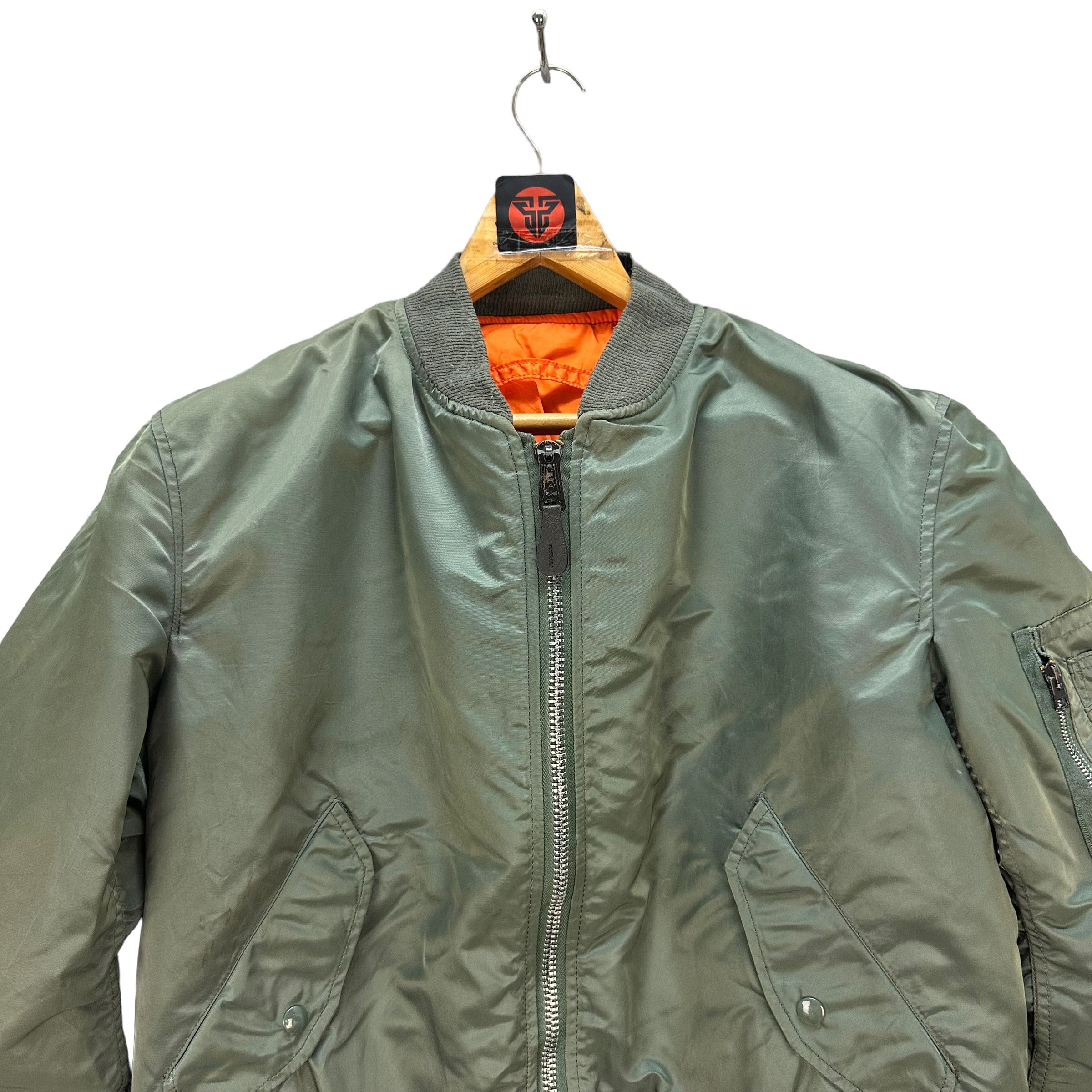 Alpha Industries Vintage ALPHA INDUSTRIES USAF MA1 BOMBER JACKET #7683-164 Size US L / EU 52-54 / 3 - 2 Thumbnail