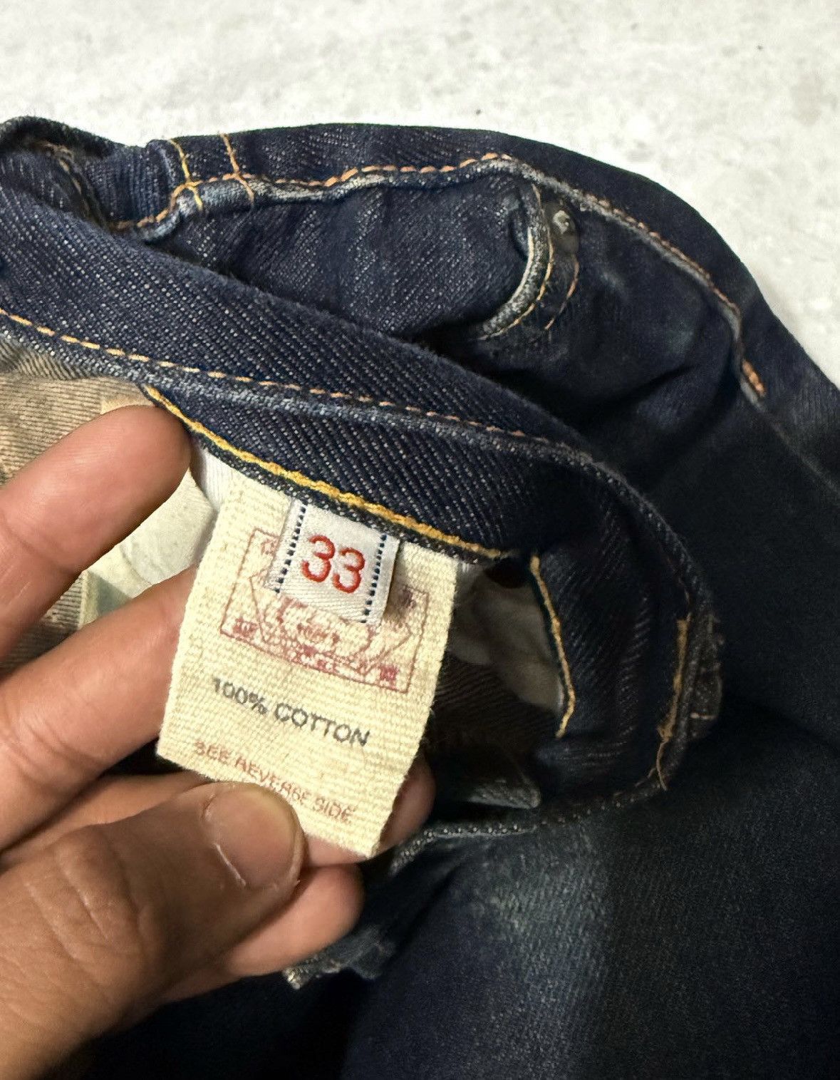 Evisu Evisu* Dairock Tiger Print Jean Size US 33 - 7 Thumbnail