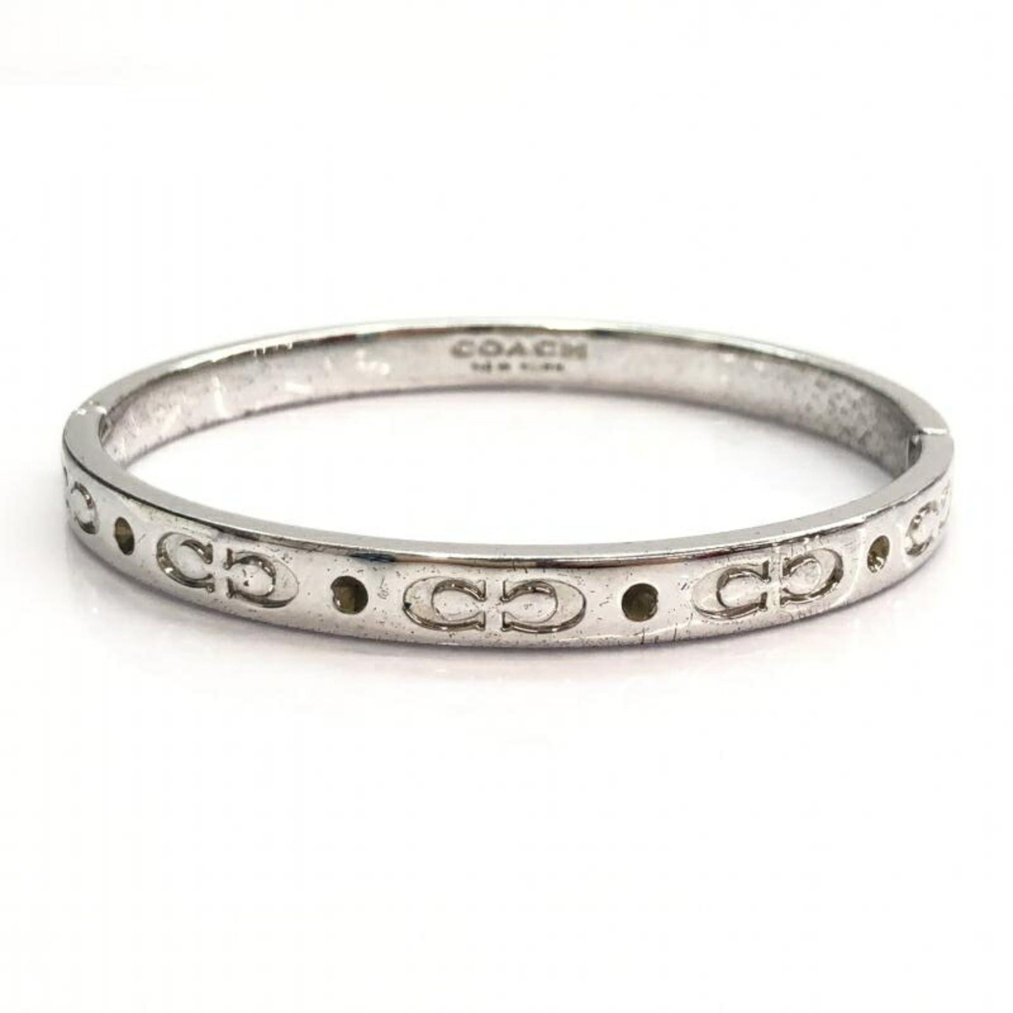 image of Coach Silver Bangle, Women's