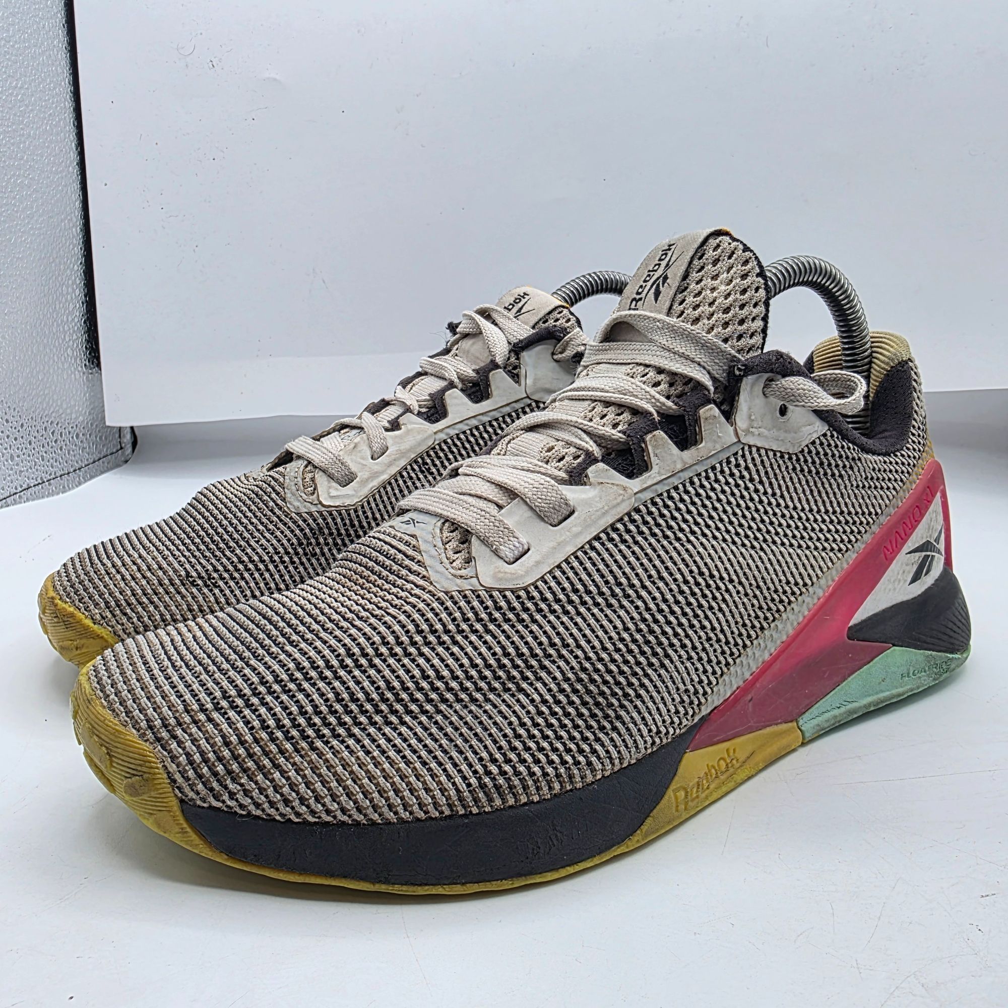 Reebok Reebok Nano X1 Grit Womens Size 8 Black White Pink Training Size US 8 / IT 38 - 3 Thumbnail