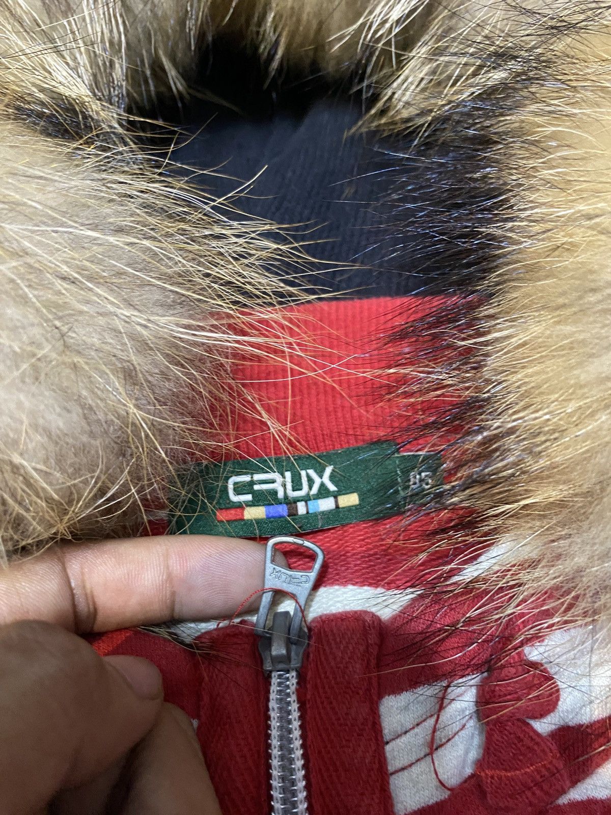 Beauty Beast × If Six Was Nine × Le Grande Bleu (L.G.B.) CRUX FUR HOODIE STRIPE IFSIX LGB STYLE ❤️‍🔥 Size US M / EU 48-50 / 2 - 7 Thumbnail