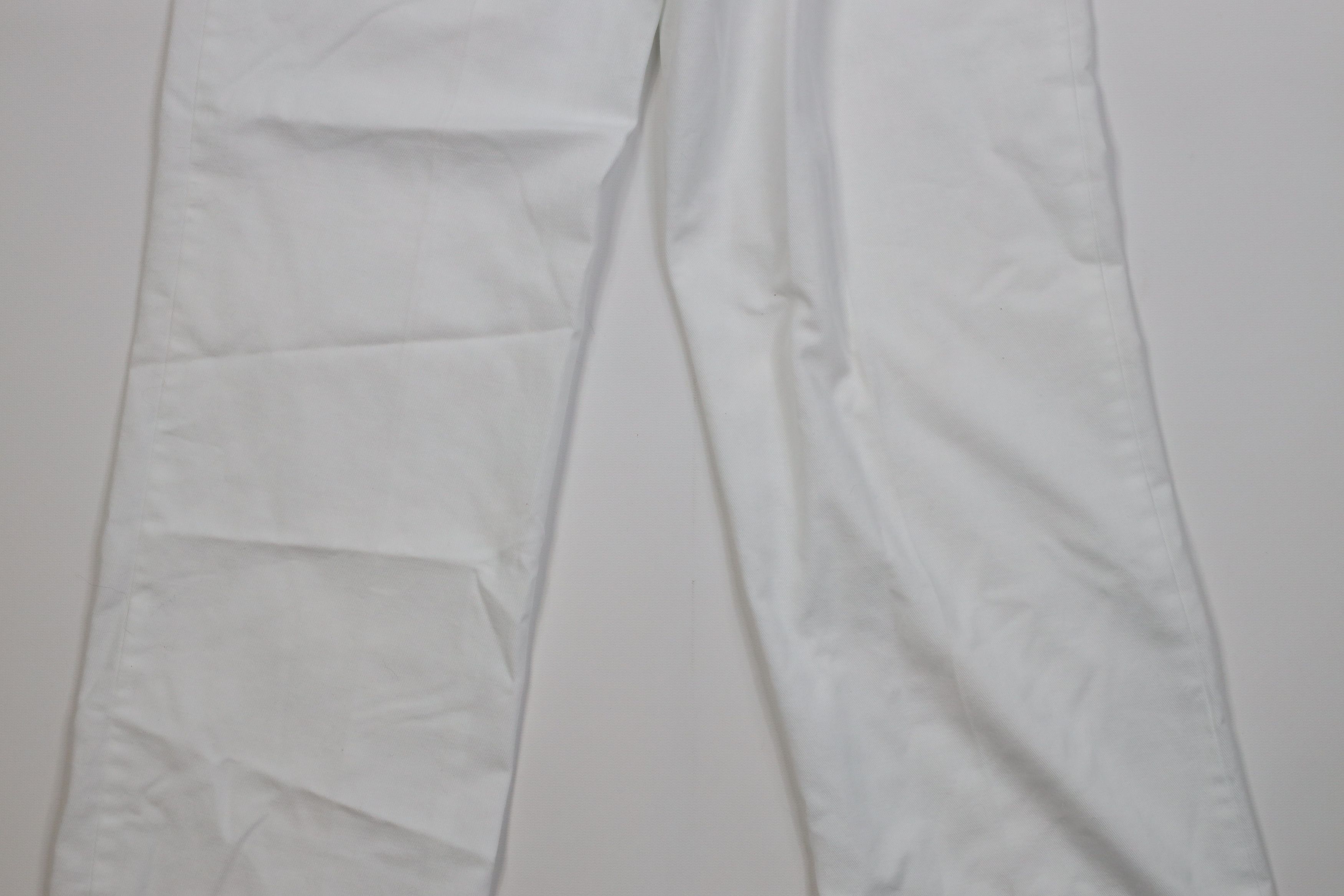 Vintage Vintage 70s Streetwear Flared Wide Leg Chino Pants White USA Size 25" / US 0 / IT 36 - 10 Thumbnail