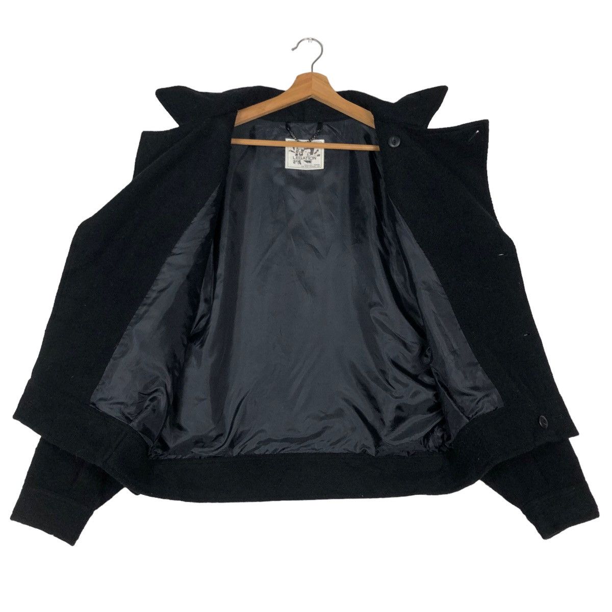Japanese Brand 🔥Vintage Wool Bomber Jacket Legation Japan Issey Miyake Size US L / EU 52-54 / 3 - 11 Thumbnail