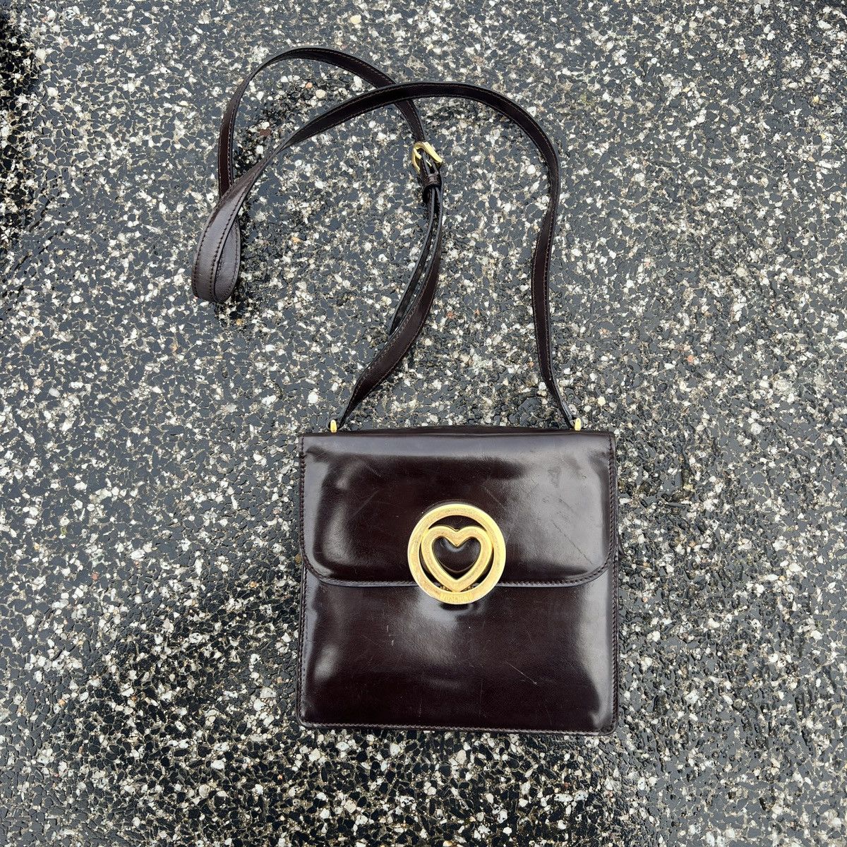 Love Moschino × Moschino Moschino Leather Shoulder Bag Size ONE SIZE - 1 Thumbnail