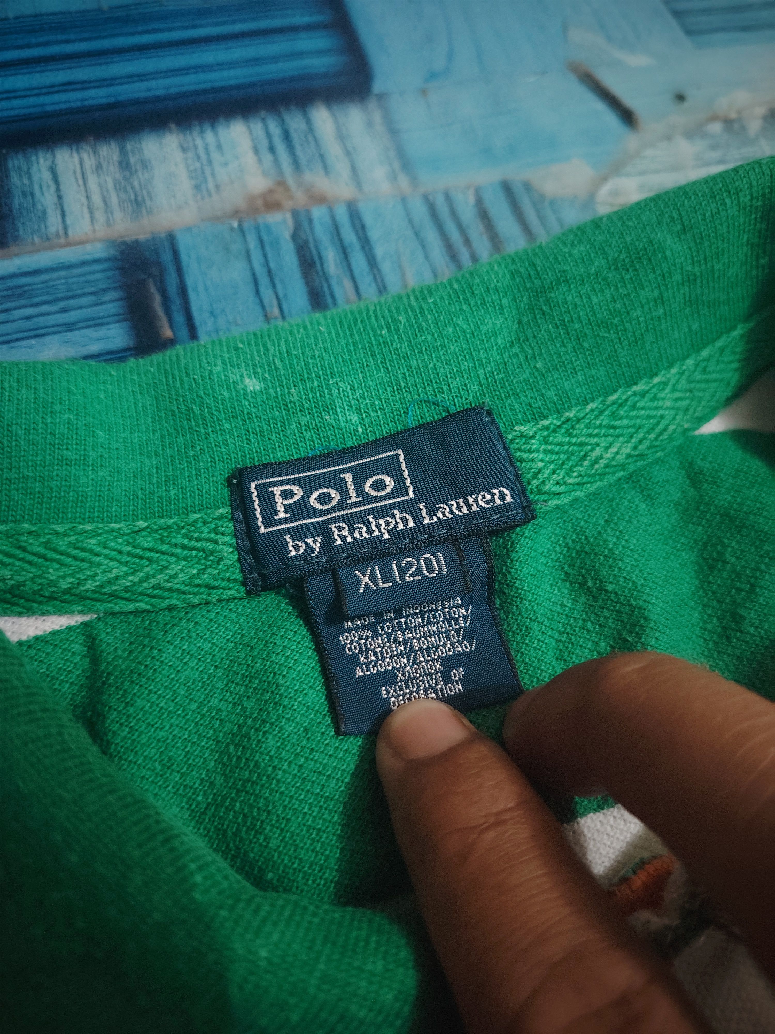 Polo Ralph Lauren Polo t shirt stripe big pony embroidery Size US S / EU 44-46 / 1 - 6 Thumbnail