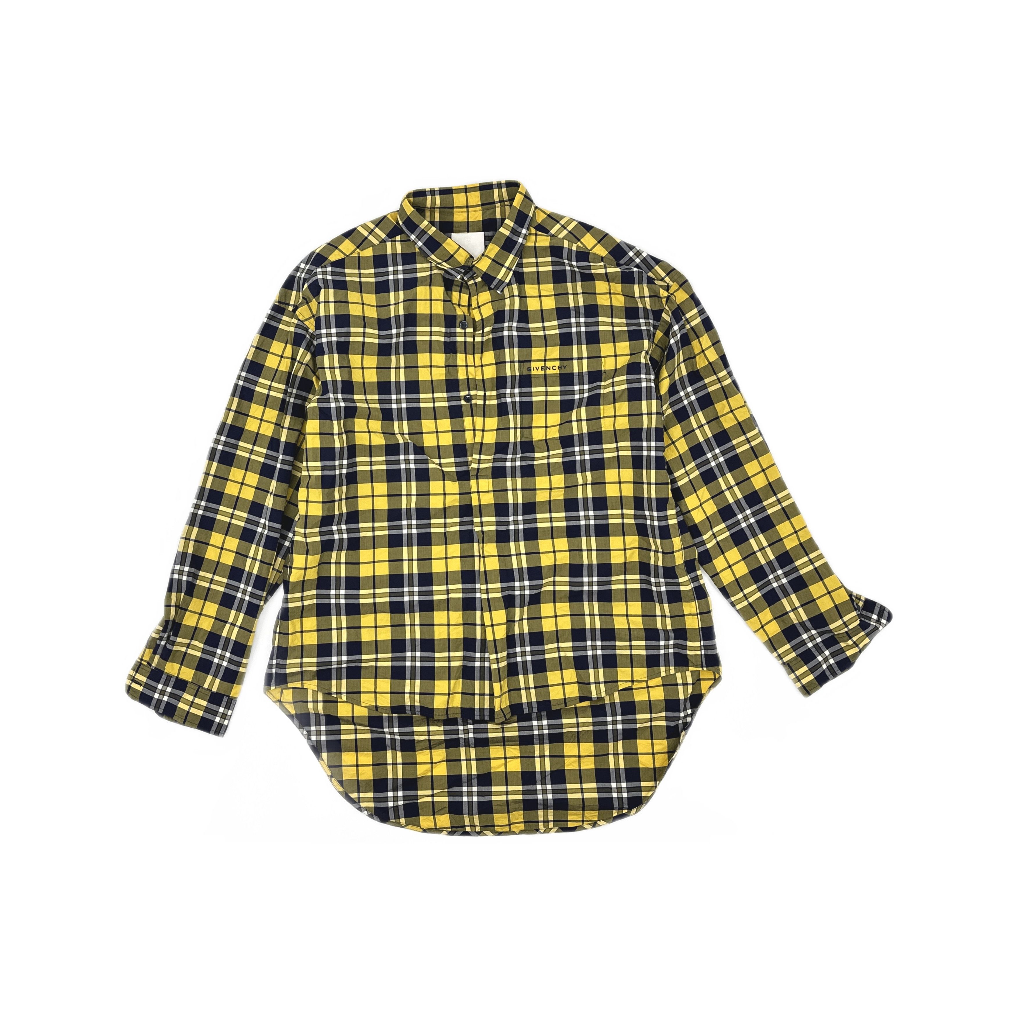 Givenchy Givenchy Plaid Button Up Shirt Size 39 Size US M / EU 48-50 / 2 - 1 Thumbnail