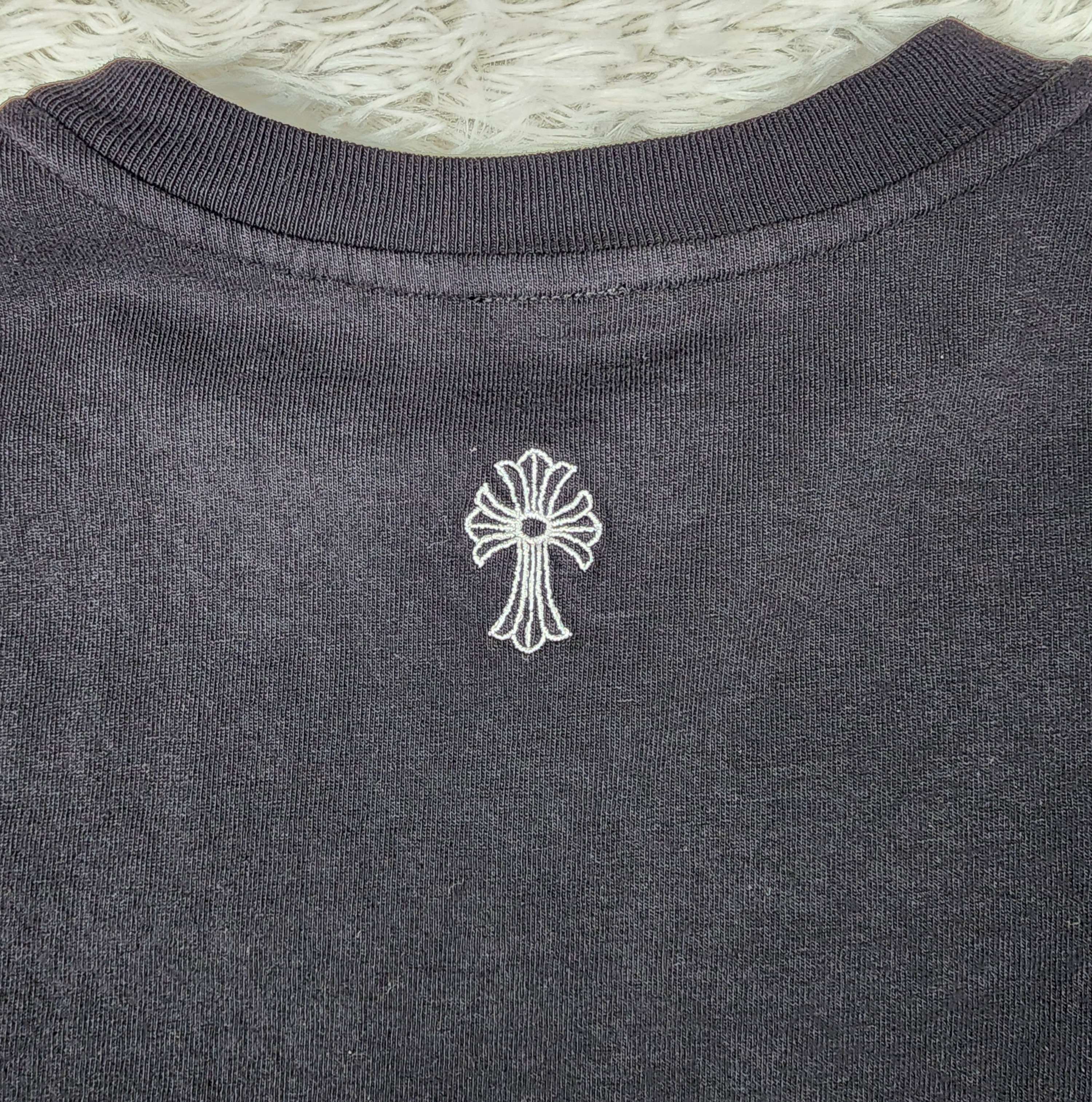 Chrome Hearts Chrome Hearts script logo short sleeve crop top Size S / US 4 / IT 40 - 4 Thumbnail