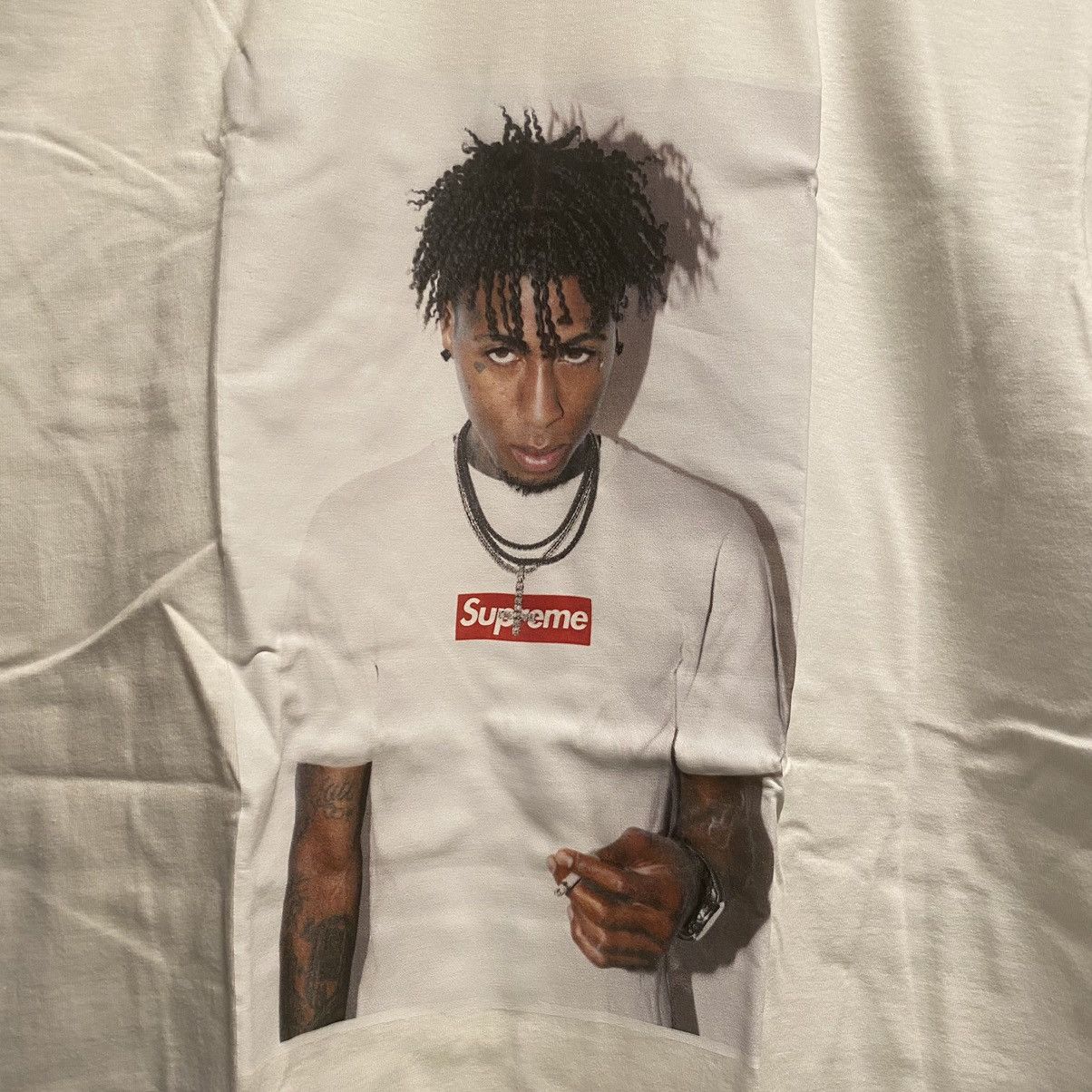 Supreme Supreme NBA Youngboy Tee White Size US L / EU 52-54 / 3 - 6 Thumbnail