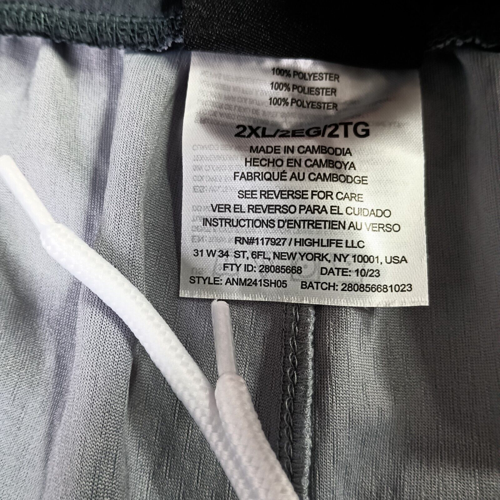 & Other Stories 2 AND1 Basketball Shorts Men's 2XL Red Black Gray 10" Inseam Size US 42 / EU 58 - 5 Thumbnail