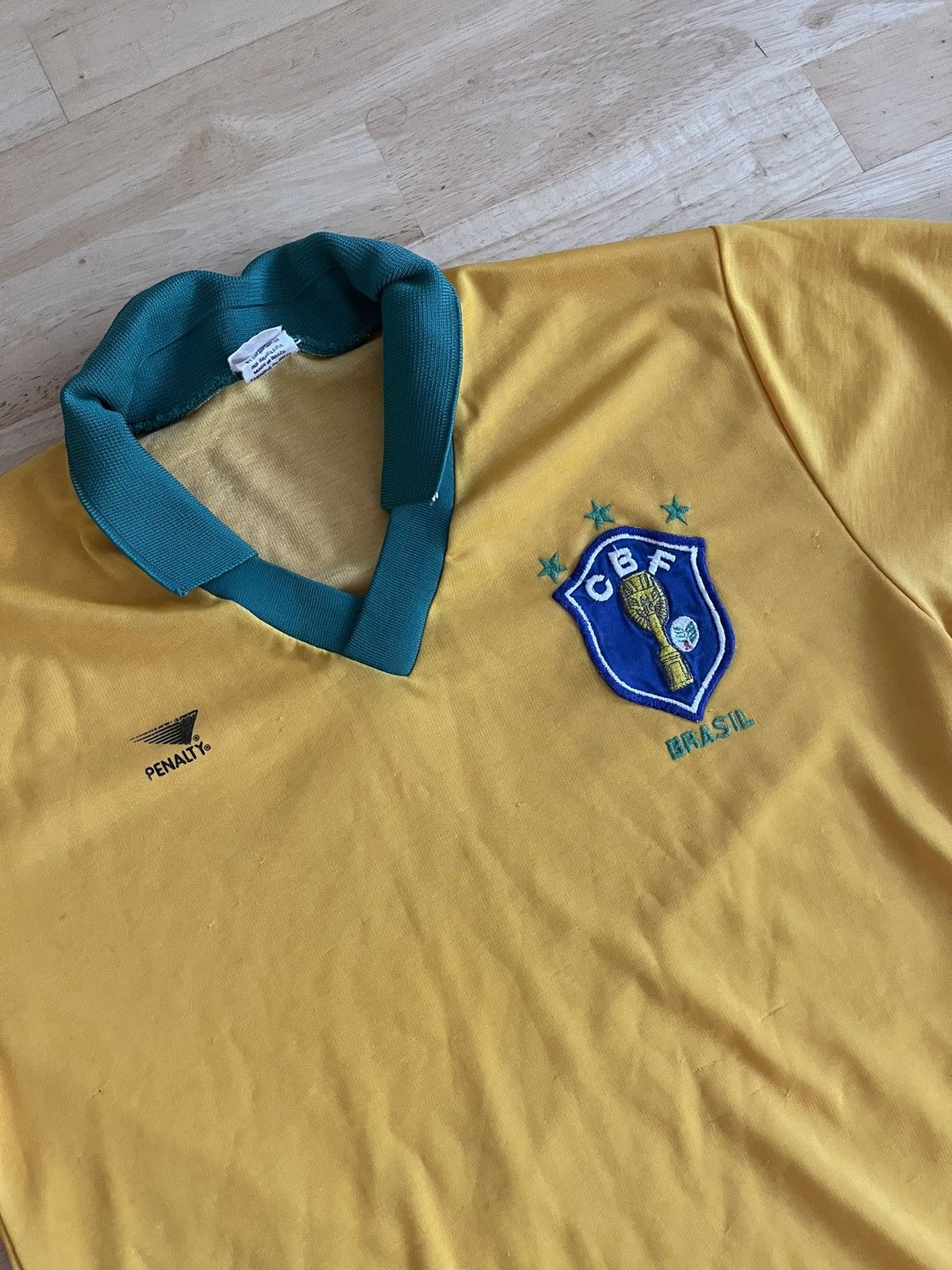 Penalty Incredibly Rare 1985 Brazil Home Football Shirt (M) Size US M / EU 48-50 / 2 - 2 Thumbnail