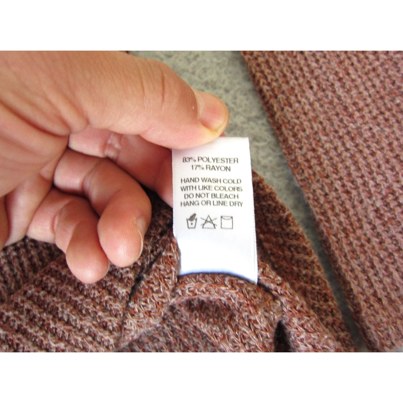 Vintage Sadie & Sage Sweater Womens Medium Brown Knit Boat Neck Pullover Casual 80s 90s USA Mens Womens Girls Size M / US 6-8 / IT 42-44 - 5 Thumbnail