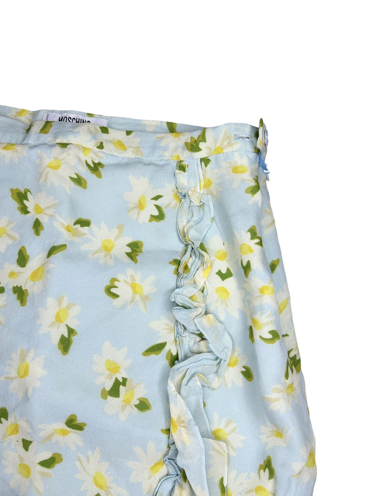 Moschino 00s Floral Skirt Size 26" / US 2 / IT 38 - 4 Thumbnail
