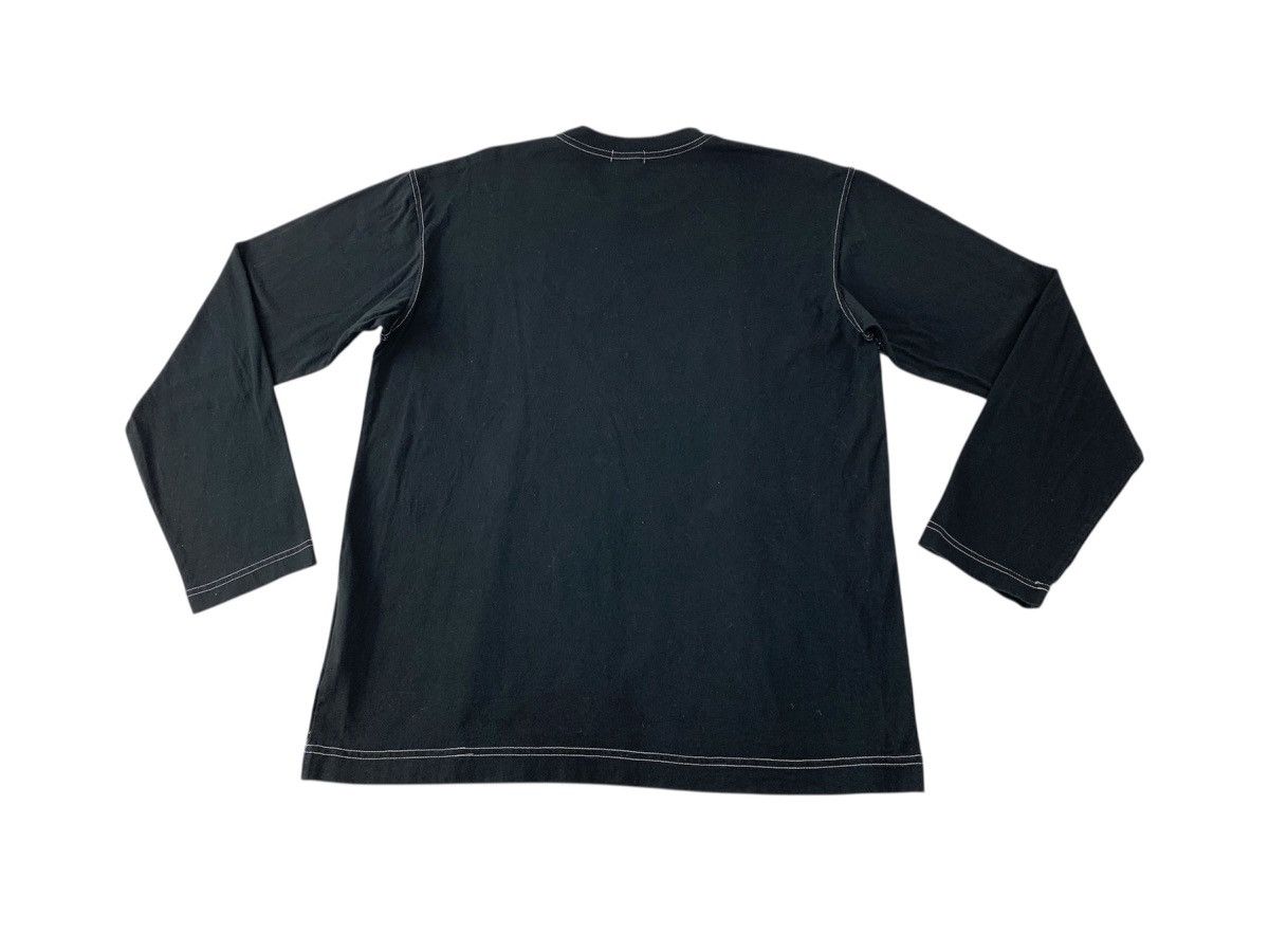 Comme des Garcons Homme Comme Des Garcon Homme Embroidery Geometric Longsleeve Tee Size US L / EU 52-54 / 3 - 2 Thumbnail