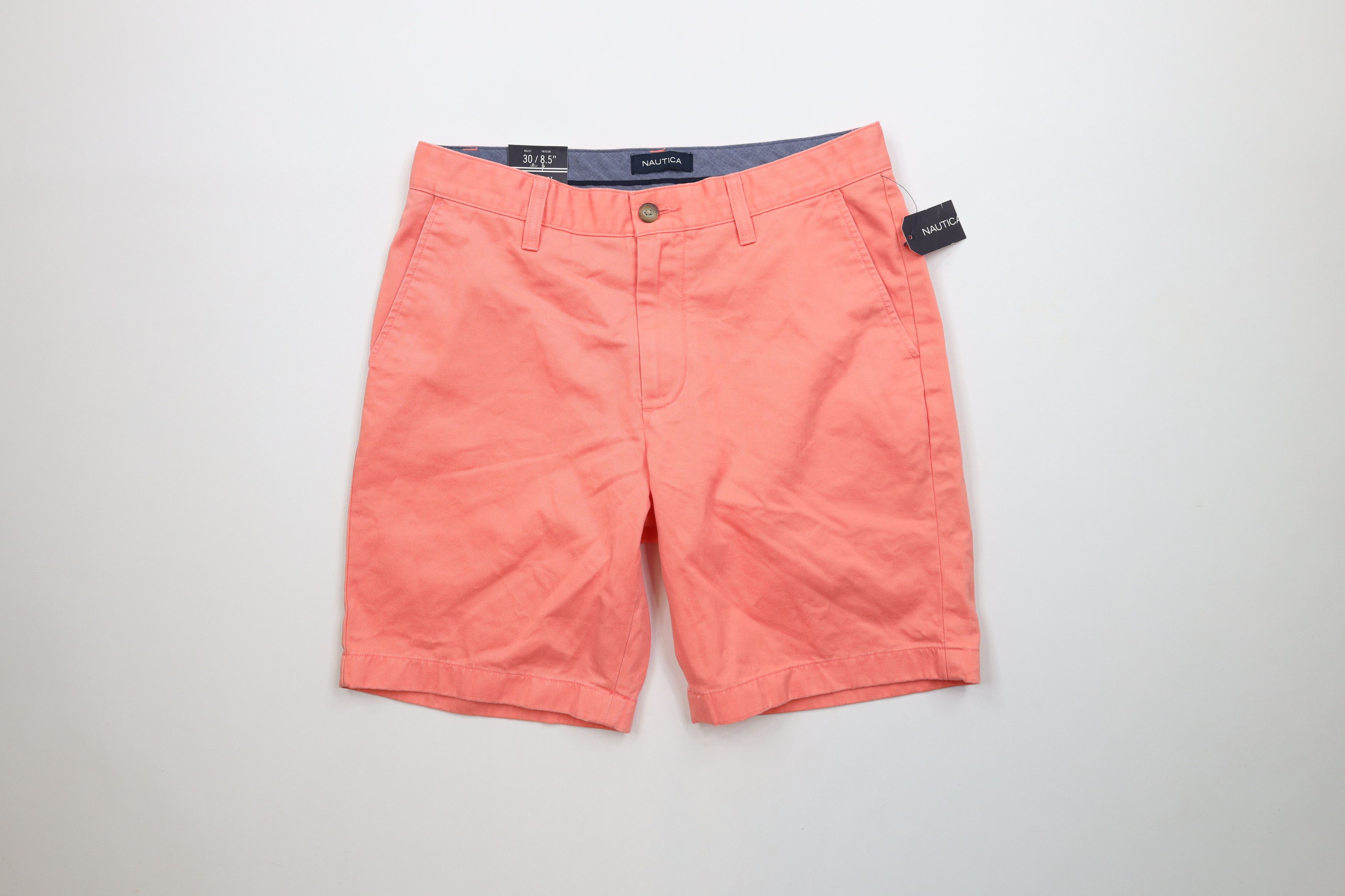 Nautica × Vintage Deadstock Vintage Nautica Sailing Chino Shorts Pink Cotton Size US 30 / EU 46 - 1 Thumbnail